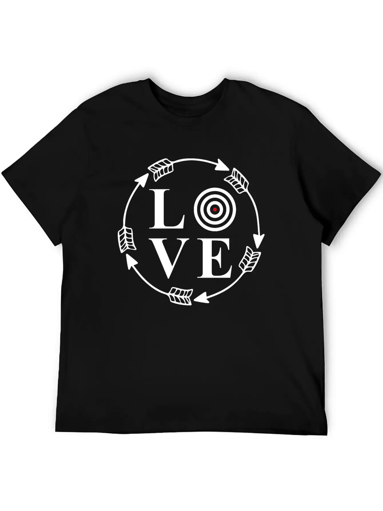 Archery Love Arrows And Target Tribal Tattoo Gift Modern Fit Casual T-Shirt – Clean And Versatile Design