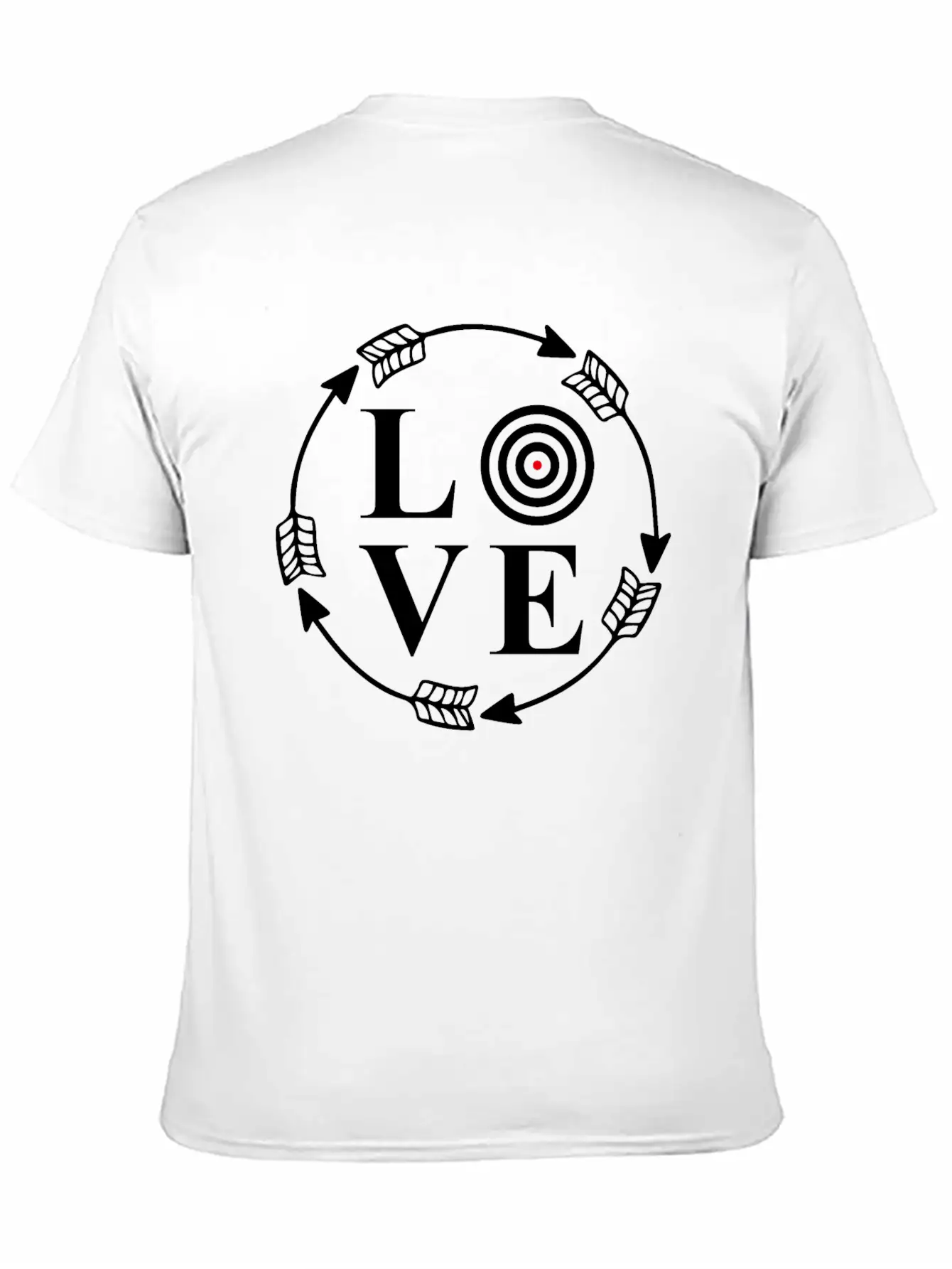 Archery Love Arrows And Target Tribal Tattoo Gift Modern Fit Casual T-Shirt – Clean And Versatile Design