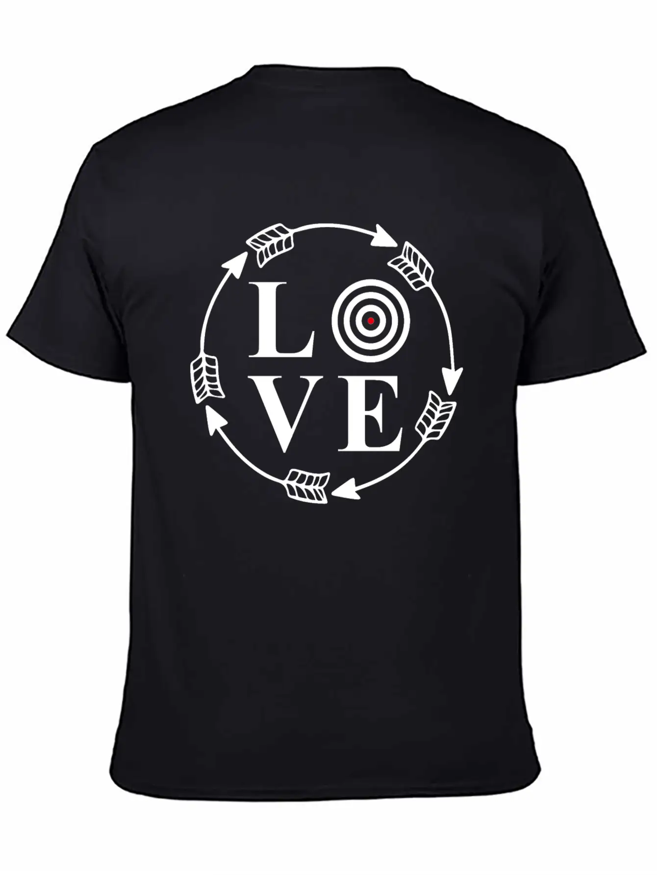 Archery Love Arrows And Target Tribal Tattoo Gift Modern Fit Casual T-Shirt – Clean And Versatile Design