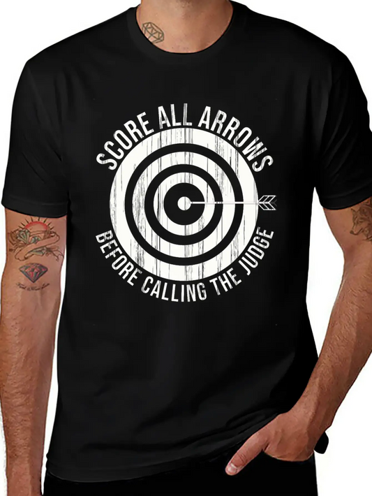 Archery Shoot Bow Arrow Traditional Arrow Archer Lightweight Cotton T-Shirt – Daily Comfort Graphic Shirt