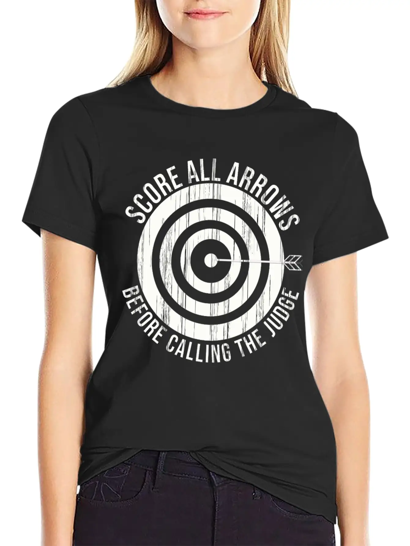Archery Shoot Bow Arrow Traditional Arrow Archer Lightweight Cotton T-Shirt – Daily Comfort Graphic Shirt