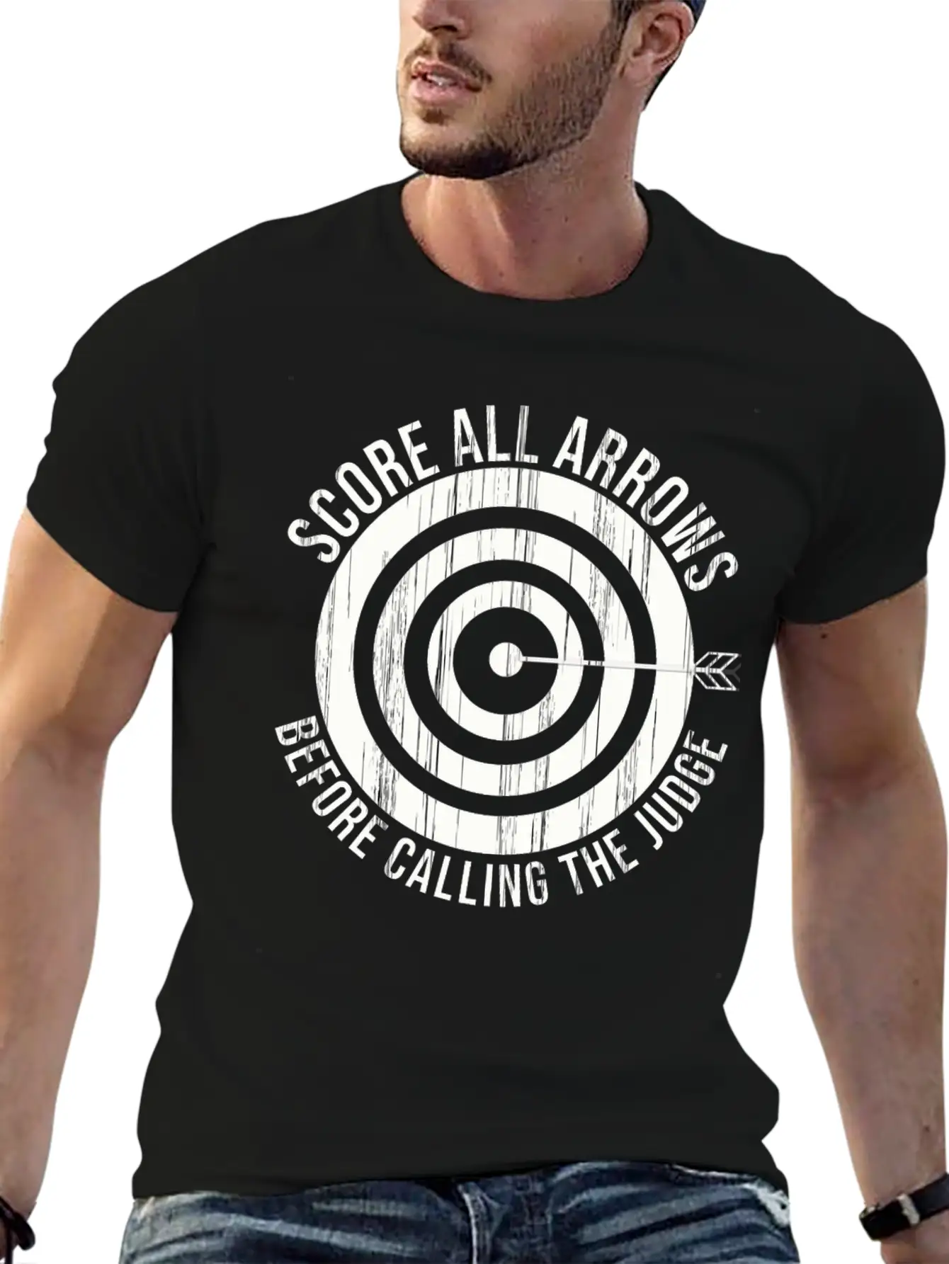 Archery Shoot Bow Arrow Traditional Arrow Archer Lightweight Cotton T-Shirt – Daily Comfort Graphic Shirt