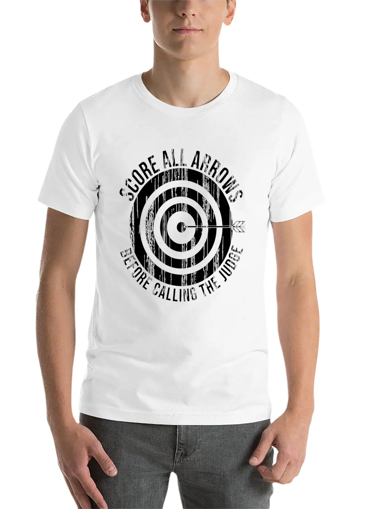 Archery Shoot Bow Arrow Traditional Arrow Archer Lightweight Cotton T-Shirt – Daily Comfort Graphic Shirt