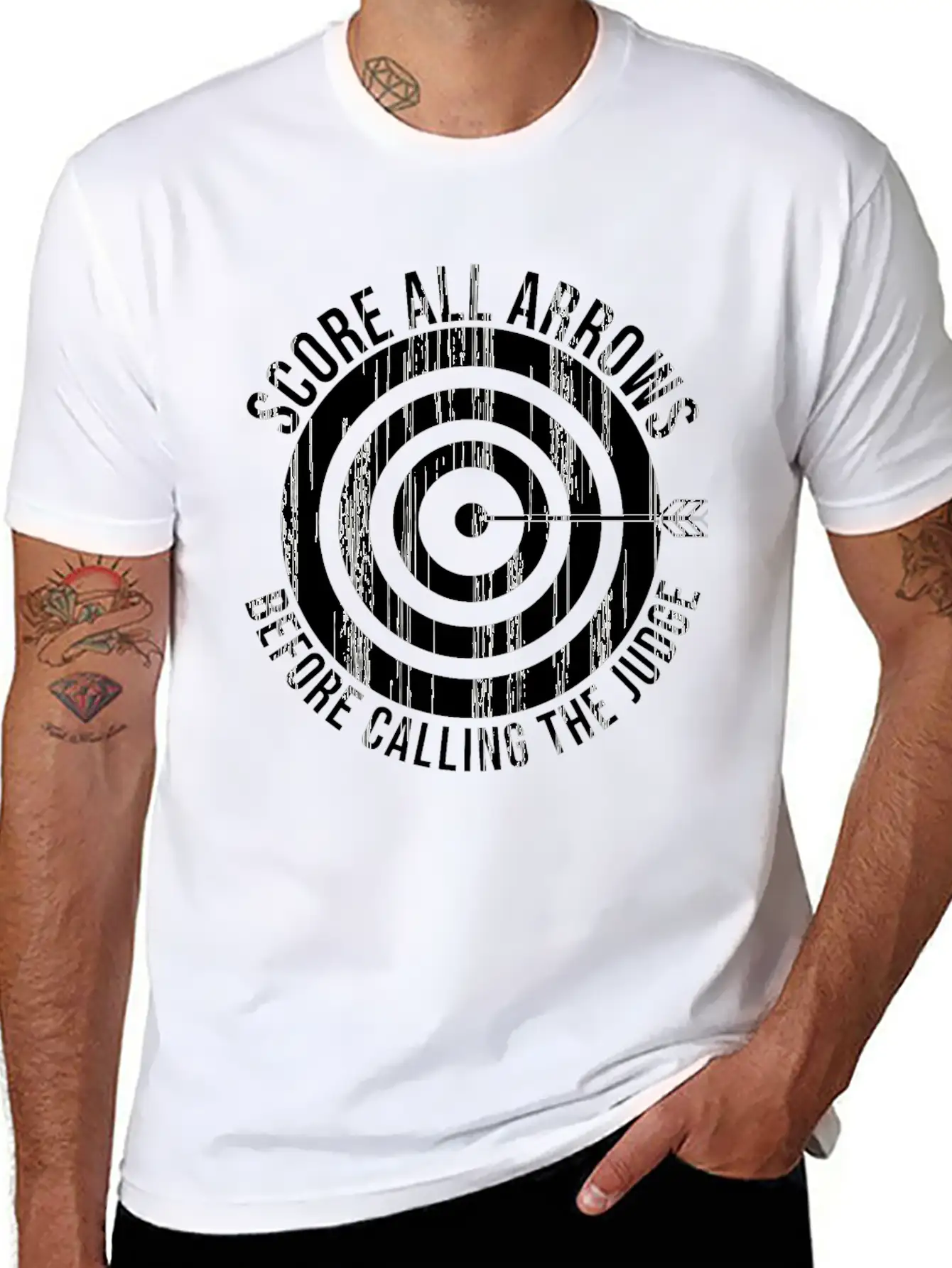 Archery Shoot Bow Arrow Traditional Arrow Archer Lightweight Cotton T-Shirt – Daily Comfort Graphic Shirt