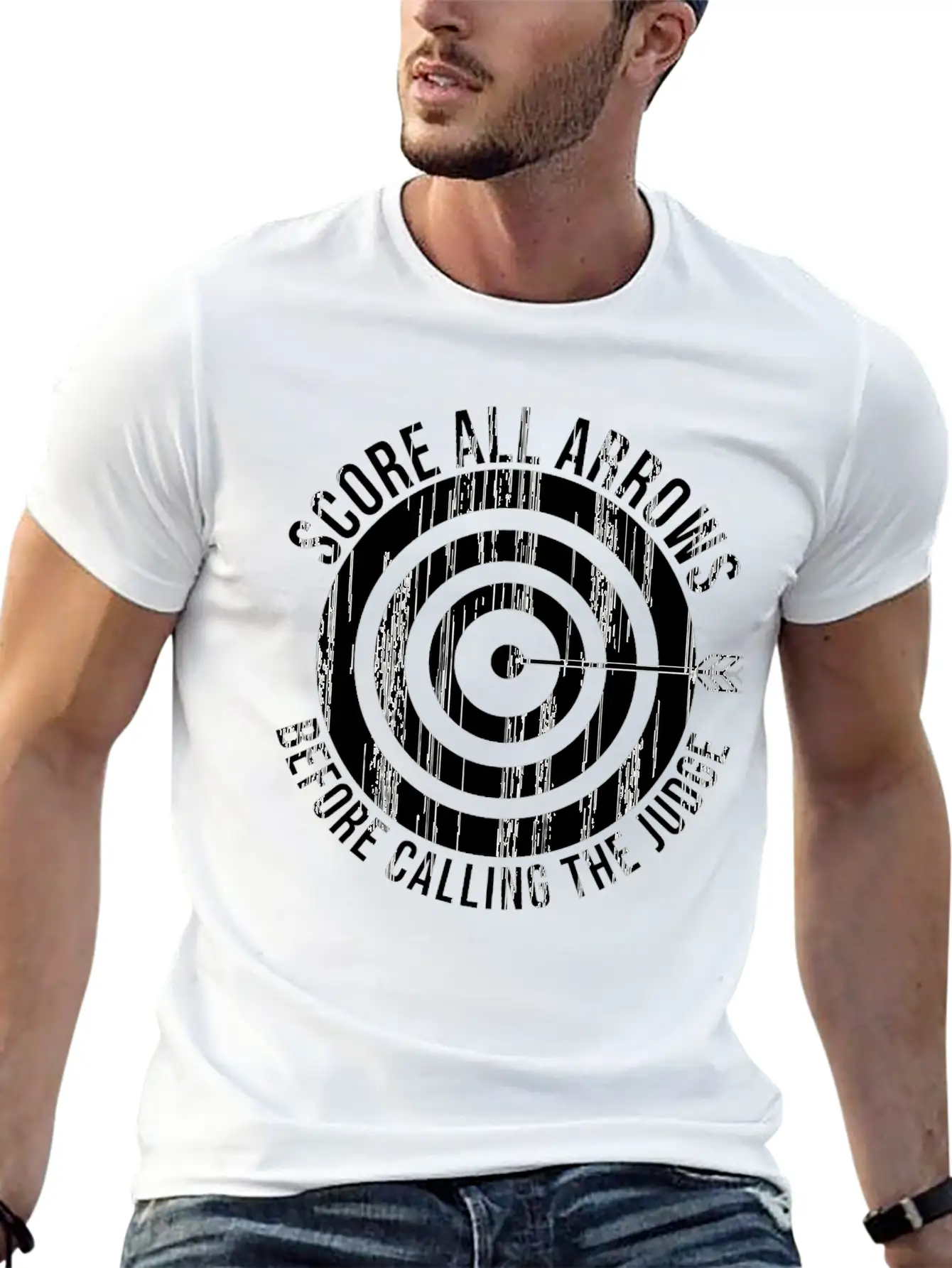 Archery Shoot Bow Arrow Traditional Arrow Archer Lightweight Cotton T-Shirt – Daily Comfort Graphic Shirt