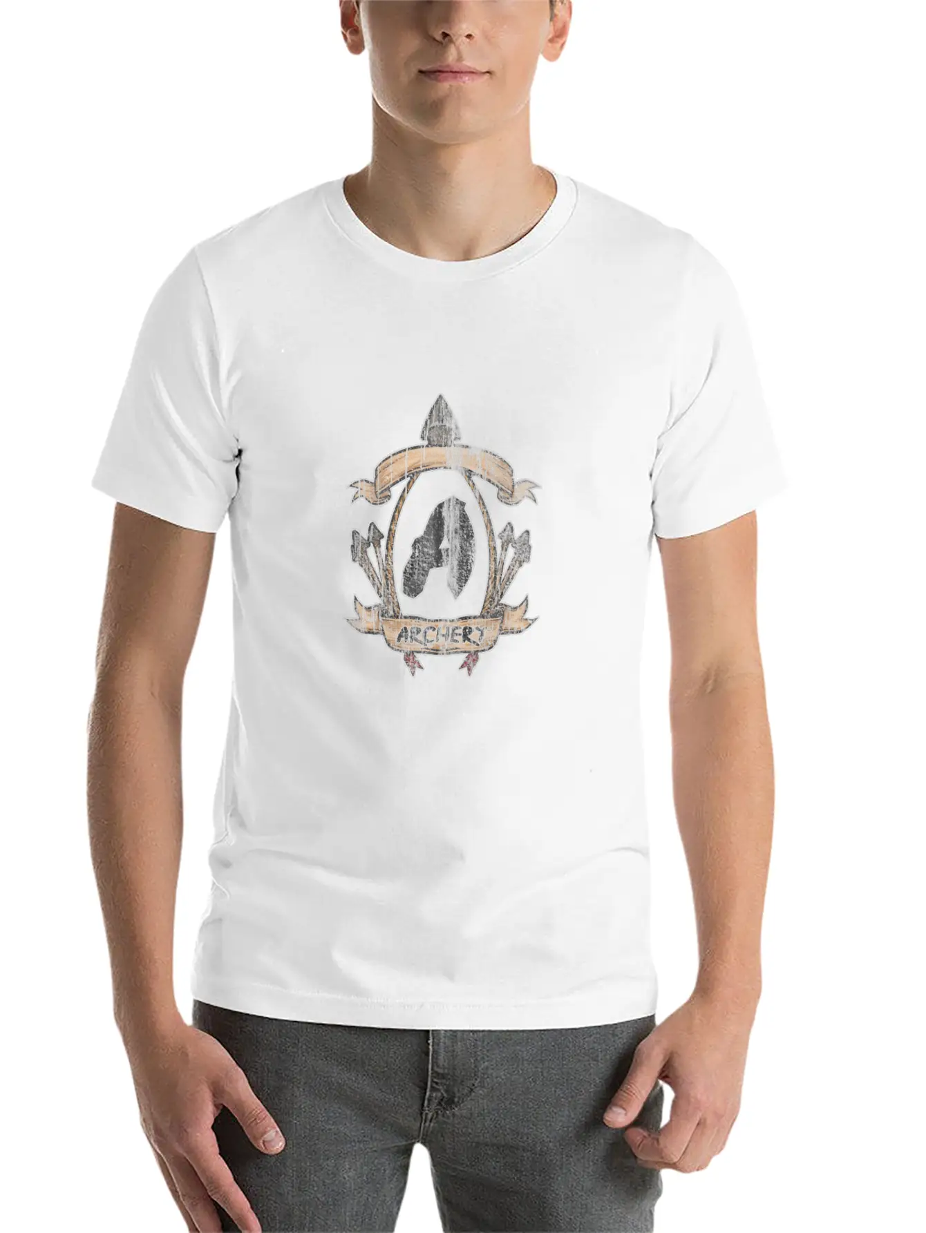 Archery Sport Bow Arrow Essential Cotton Tee For Daily Outfits – Unisex Style
