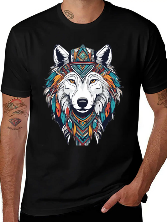 Arctic Wolf Lightweight Cotton T-Shirt – Daily Comfort Graphic Shirt