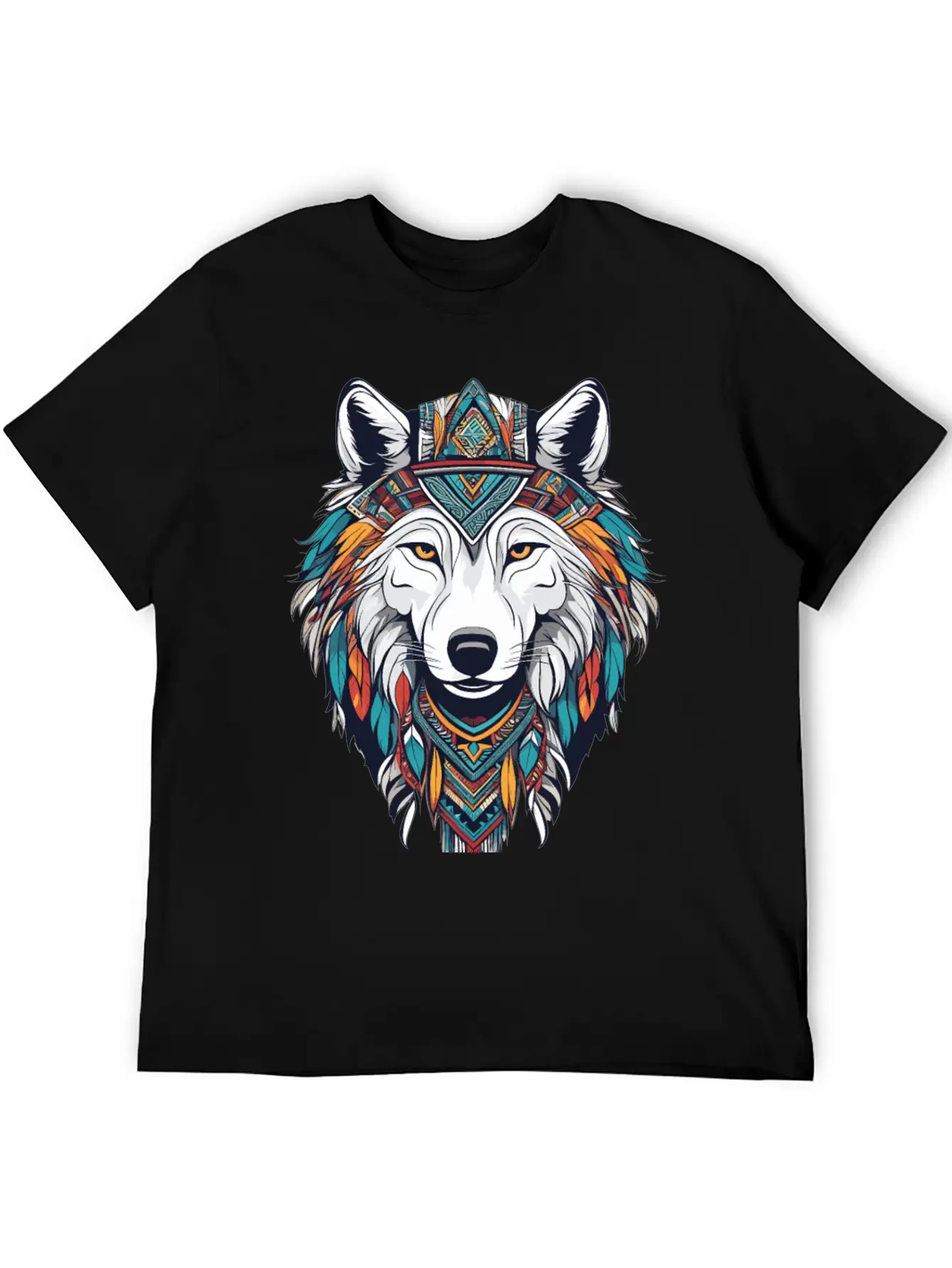 Arctic Wolf Lightweight Cotton T-Shirt – Daily Comfort Graphic Shirt