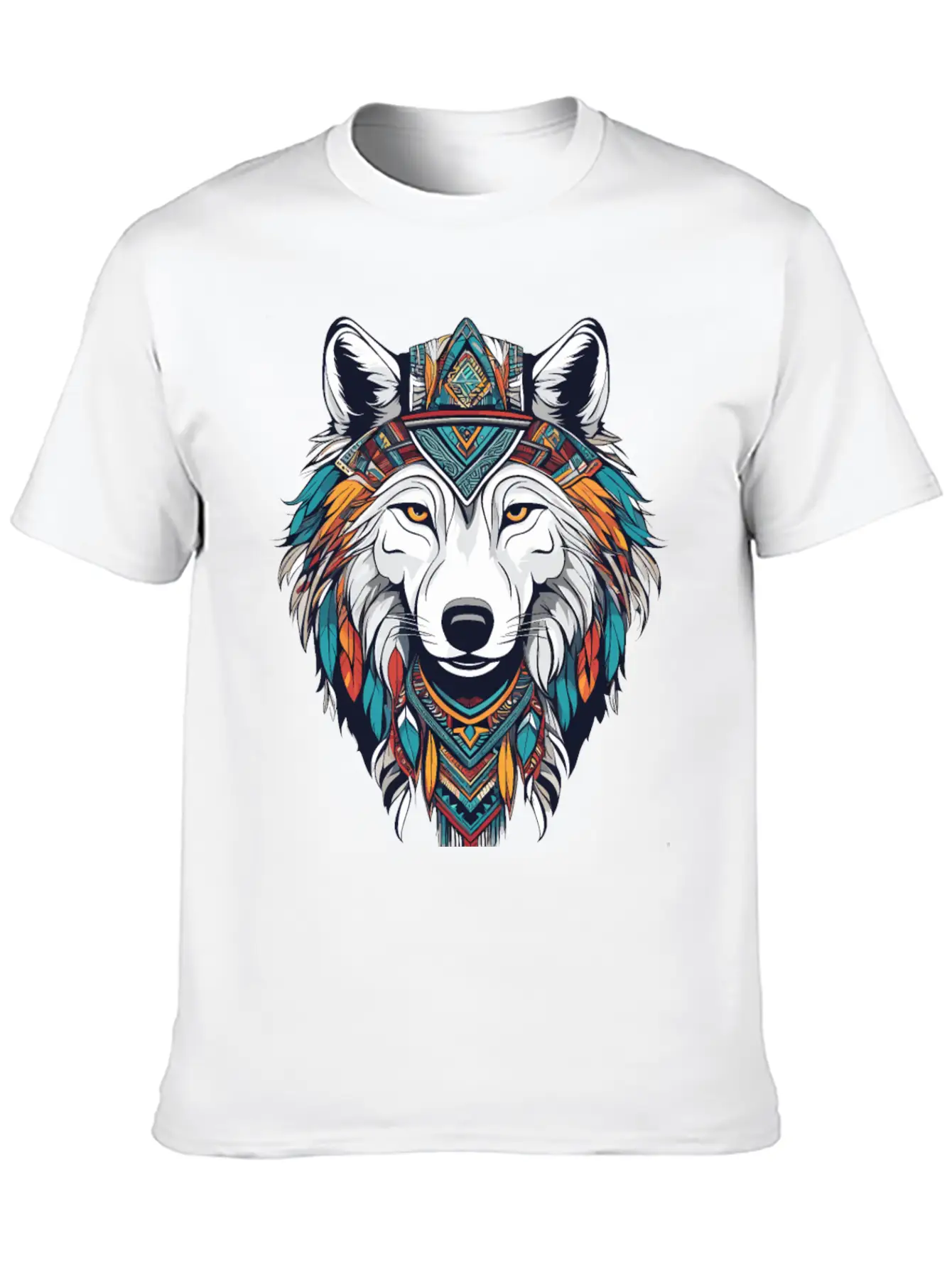 Arctic Wolf Lightweight Cotton T-Shirt – Daily Comfort Graphic Shirt