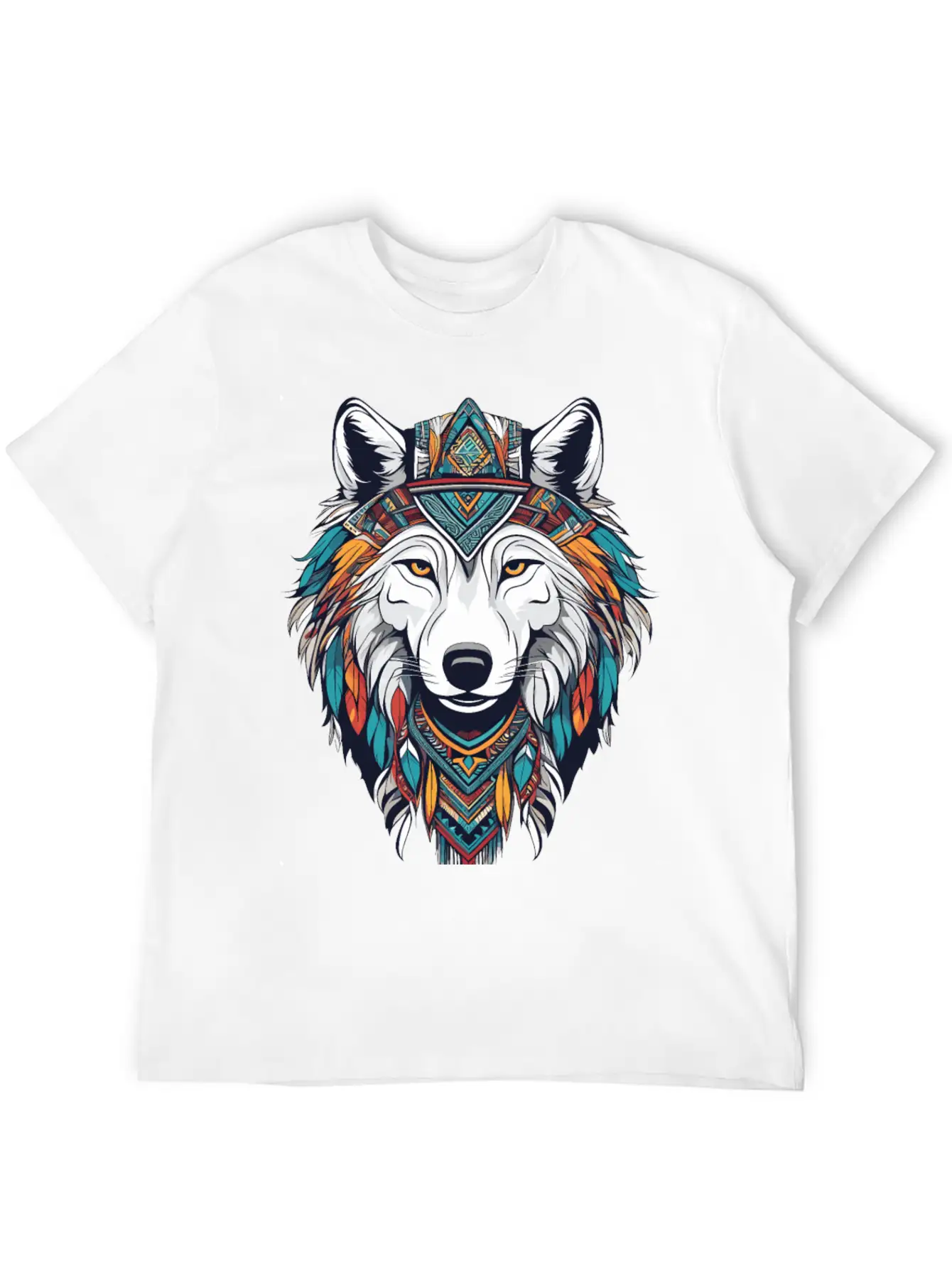 Arctic Wolf Lightweight Cotton T-Shirt – Daily Comfort Graphic Shirt