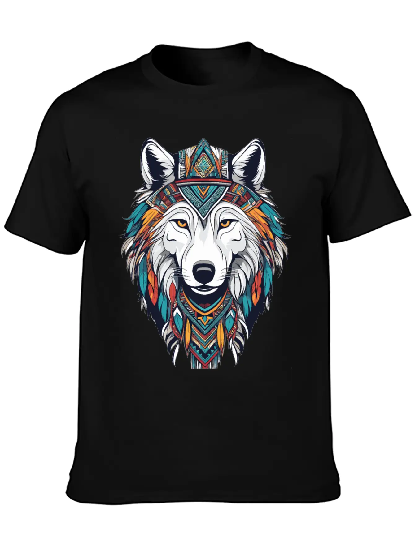 Arctic Wolf Lightweight Cotton T-Shirt – Daily Comfort Graphic Shirt