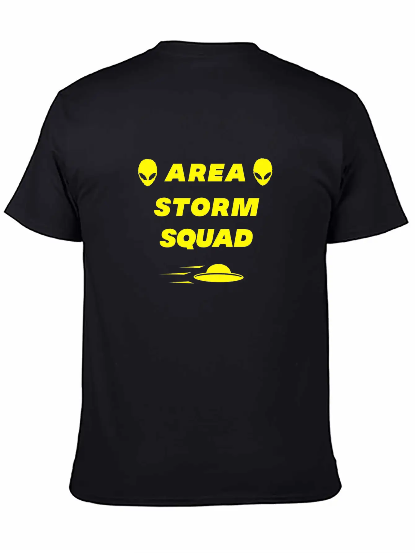 Area Storm Squad Alien UFO Saucer Scifi Basic Graphic T-Shirt – Daily Comfort In Soft Cotton