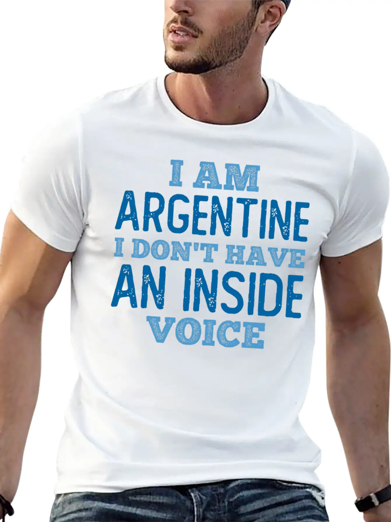 Argentine We Do Not Have An Inside Voice Unisex Casual T-Shirt – Clean Design For Daily Comfort