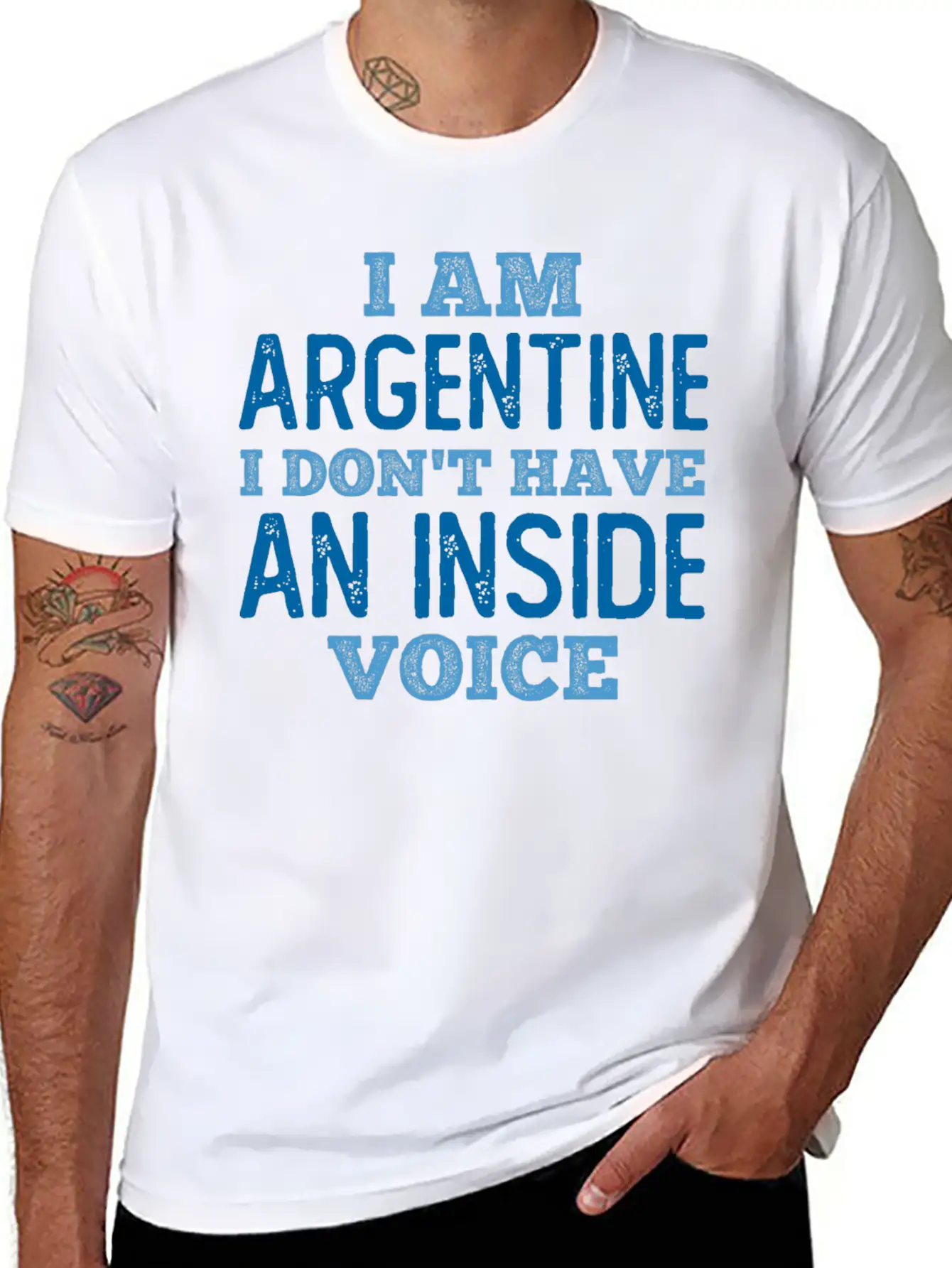 Argentine We Do Not Have An Inside Voice Unisex Casual T-Shirt – Clean Design For Daily Comfort