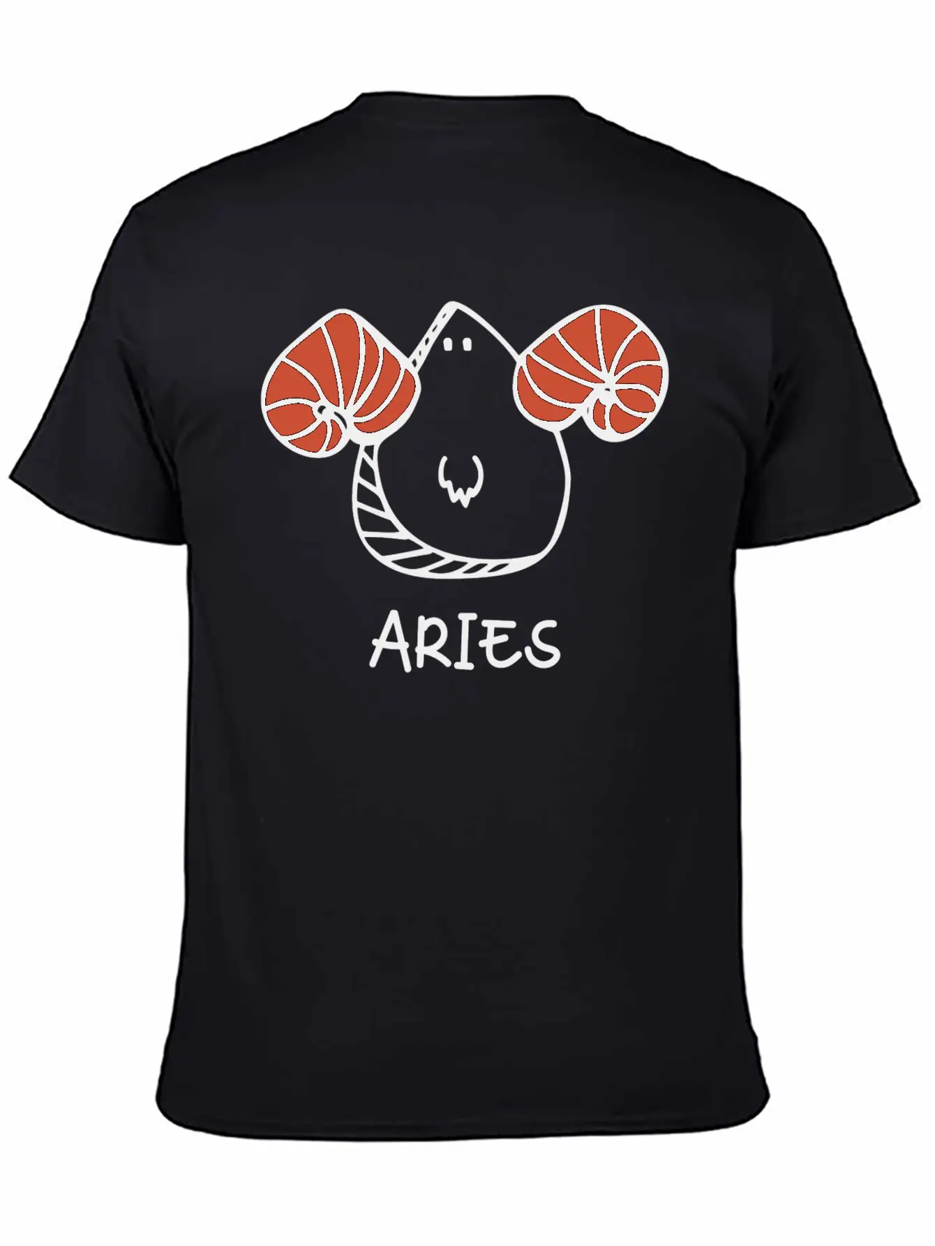Aries Doodle Classic Fit Graphic Tee For Daily Comfort – Unisex Cotton Shirt