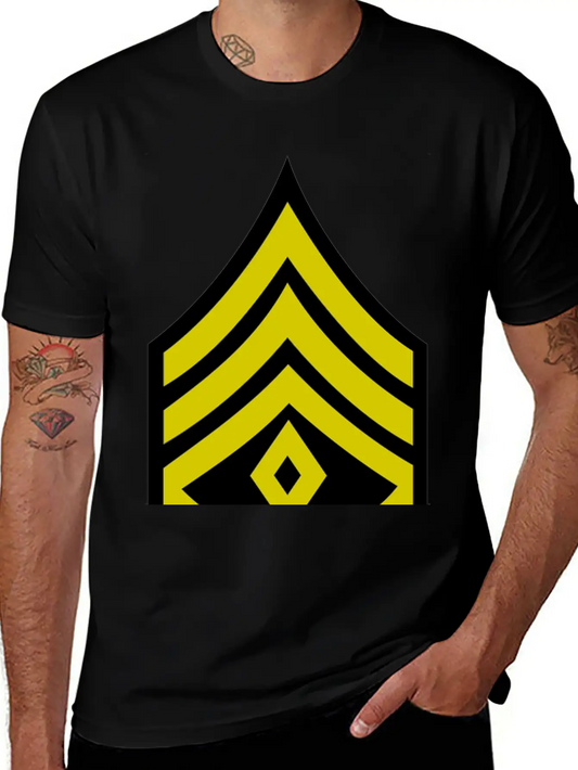 Army Rank First Sergeant Patch Modern Fit Casual T-Shirt – Clean And Versatile Design