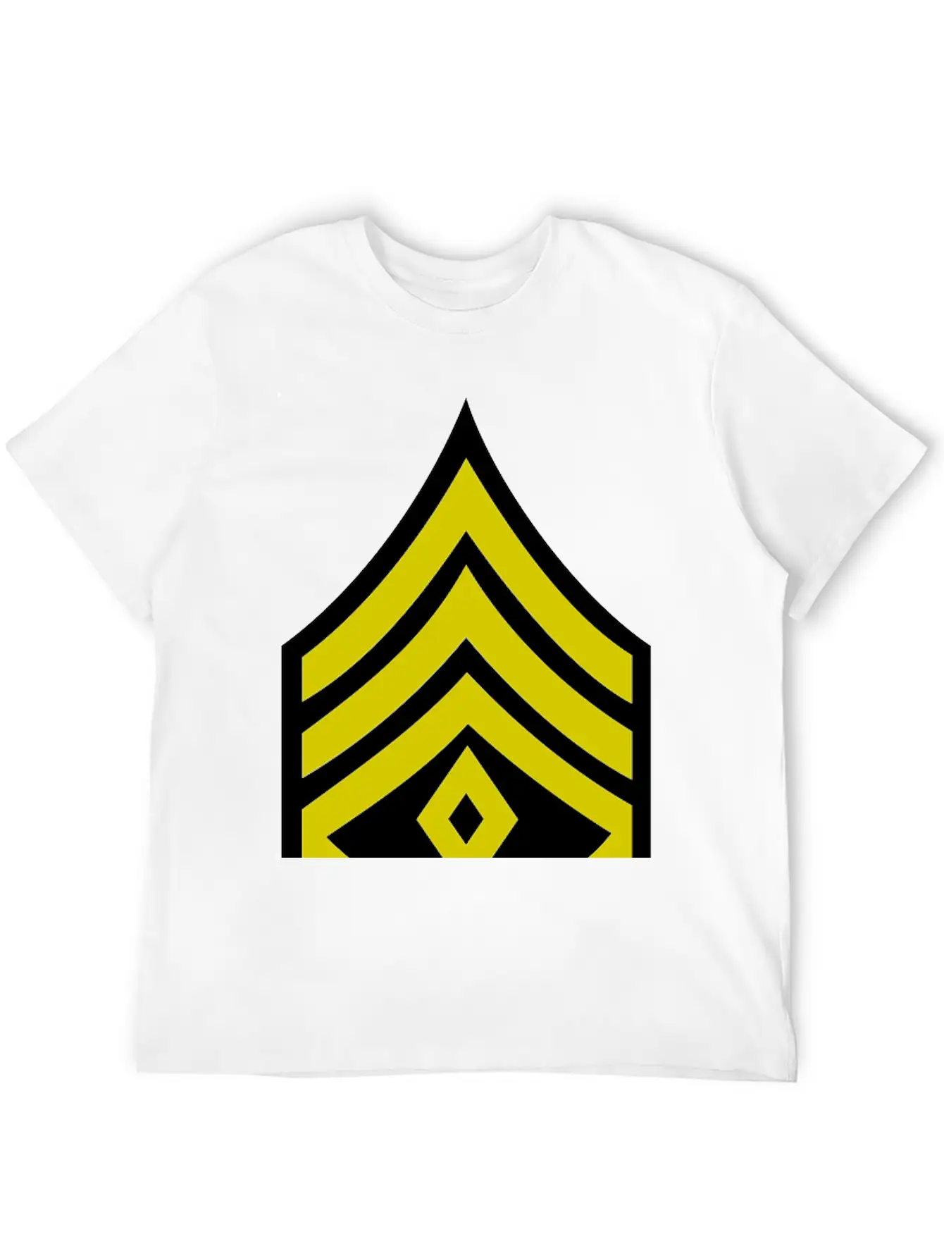 Army Rank First Sergeant Patch Modern Fit Casual T-Shirt – Clean And Versatile Design