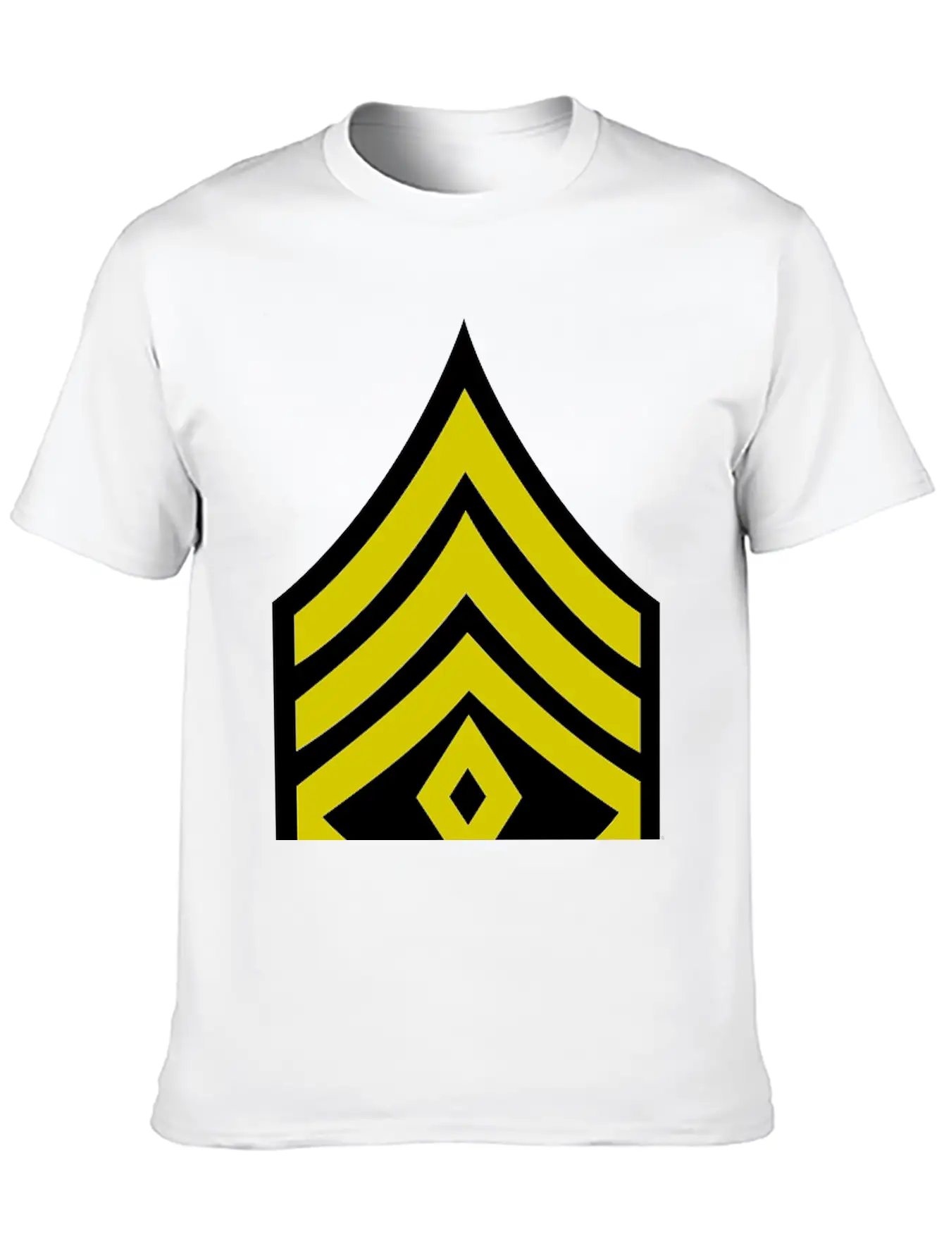 Army Rank First Sergeant Patch Modern Fit Casual T-Shirt – Clean And Versatile Design
