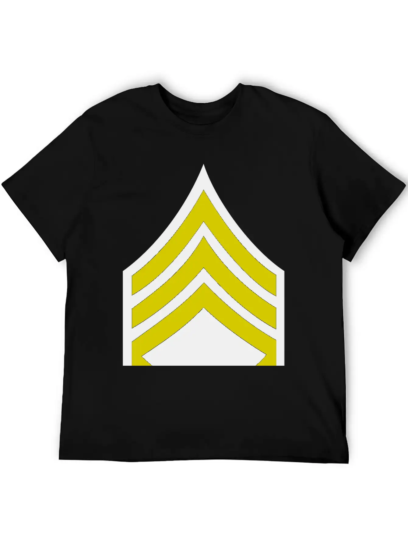 Army Rank Patch Staff Sergeant Stylish Everyday T-Shirt – Unisex Basic Cotton Tee