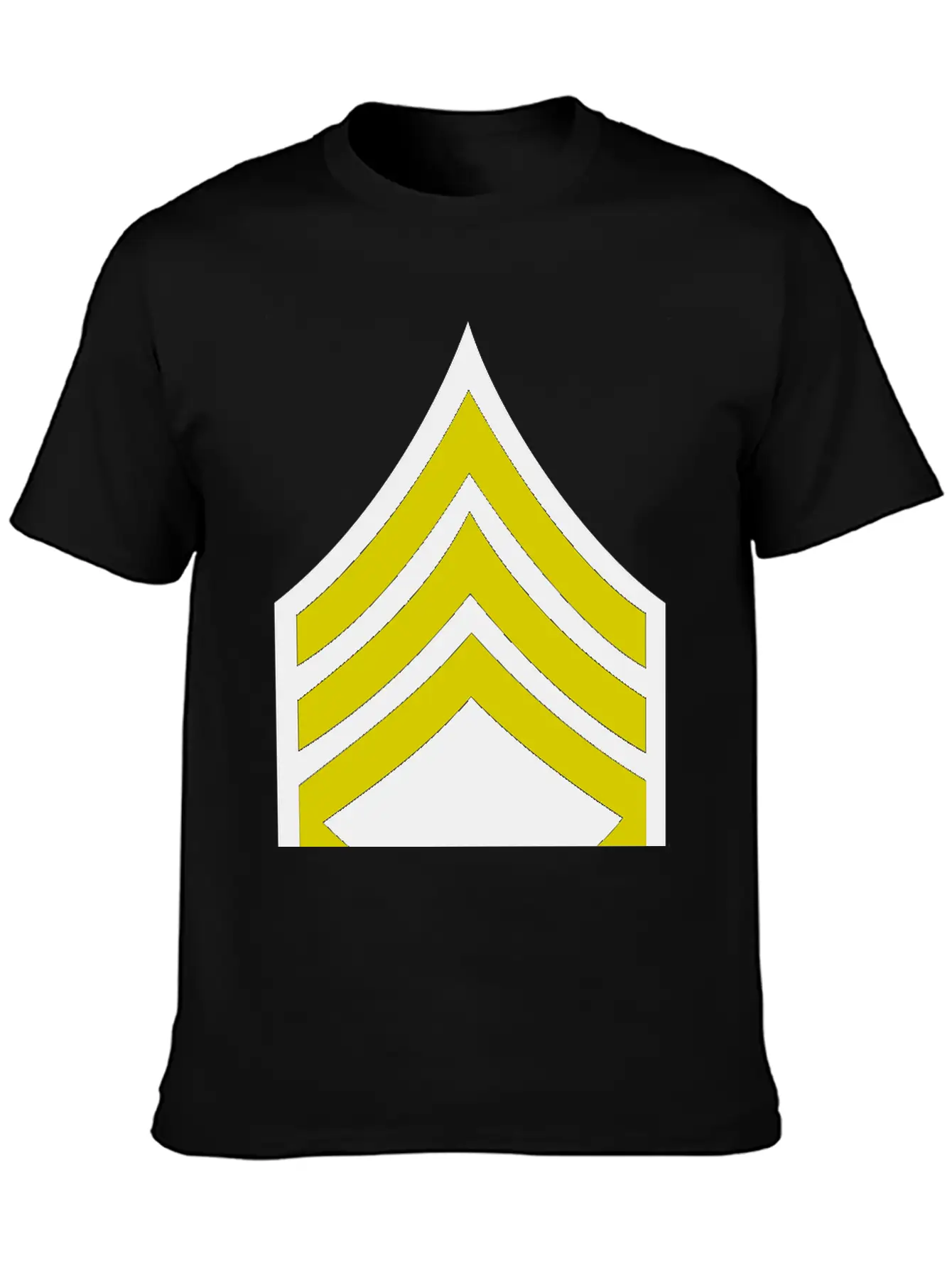 Army Rank Patch Staff Sergeant Stylish Everyday T-Shirt – Unisex Basic Cotton Tee
