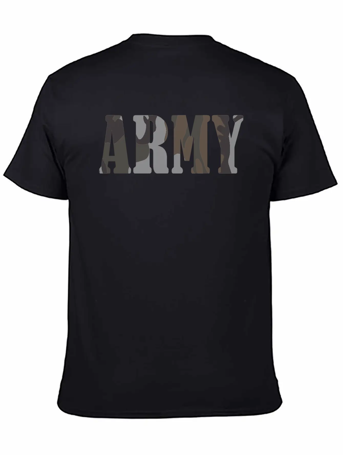 Army_woodland_pattern_fog Modern Fit Casual T-Shirt ��� Clean And Versatile Design