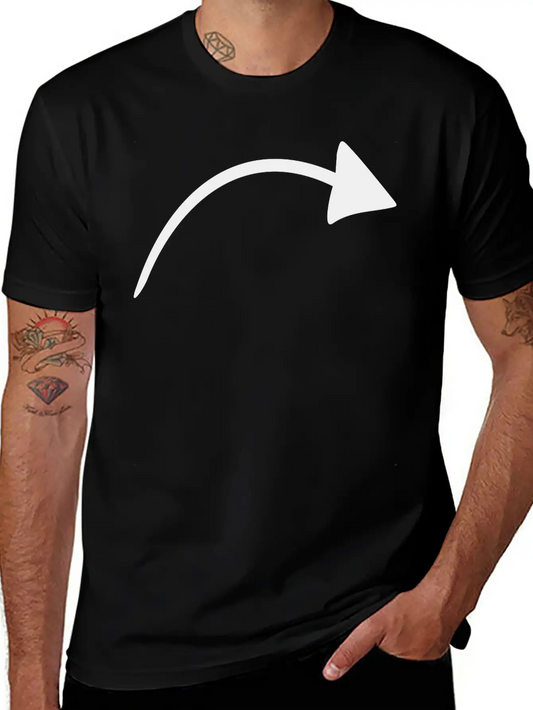 Arrow And Bow Arrow Symbol Tattoo Icon Gift Unisex Casual T-Shirt – Clean Design For Daily Comfort