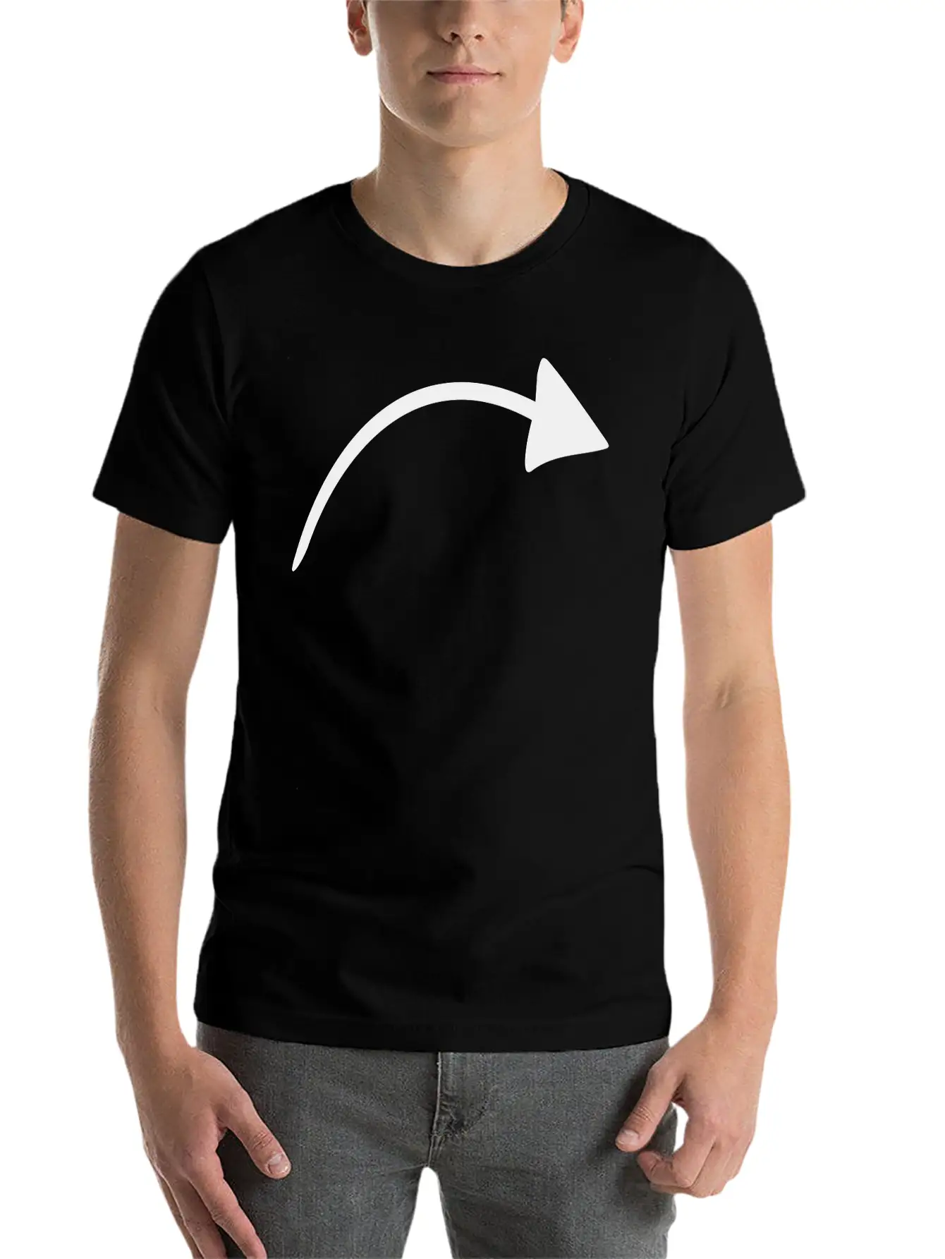 Arrow And Bow Arrow Symbol Tattoo Icon Gift Unisex Casual T-Shirt – Clean Design For Daily Comfort
