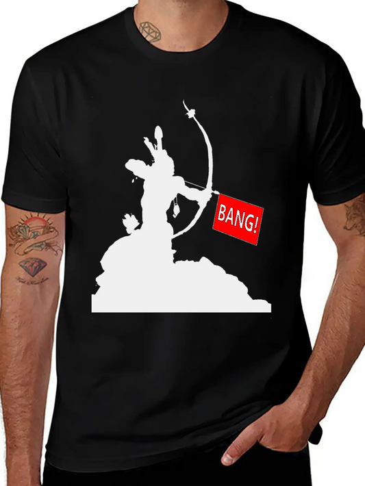 Arrow Bang Funny T-shirt Unisex Casual T-Shirt ��� Clean Design For Daily Comfort