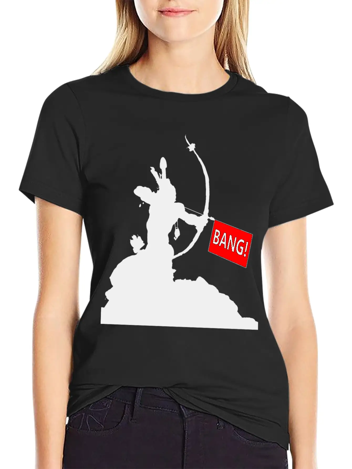 Arrow Bang Funny T-shirt Unisex Casual T-Shirt ��� Clean Design For Daily Comfort