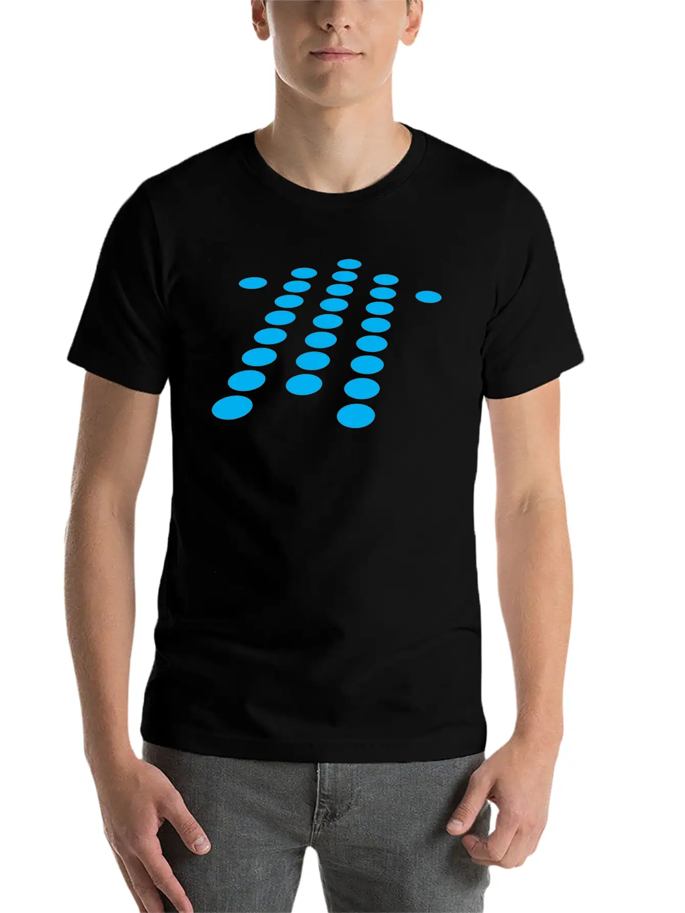 Arrow Dots Relaxed Everyday Tee – Lightweight And Durable Cotton