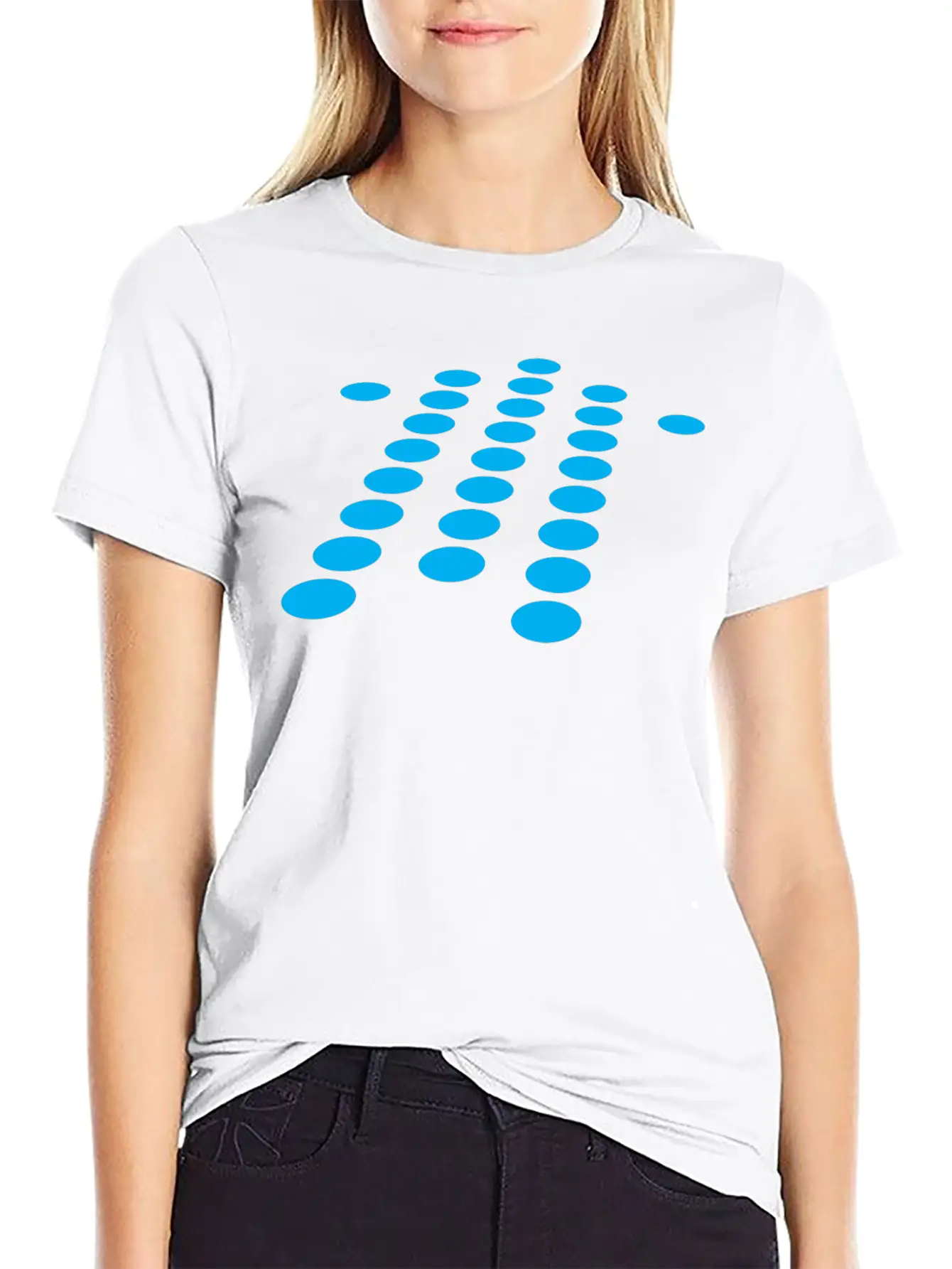 Arrow Dots Relaxed Everyday Tee – Lightweight And Durable Cotton