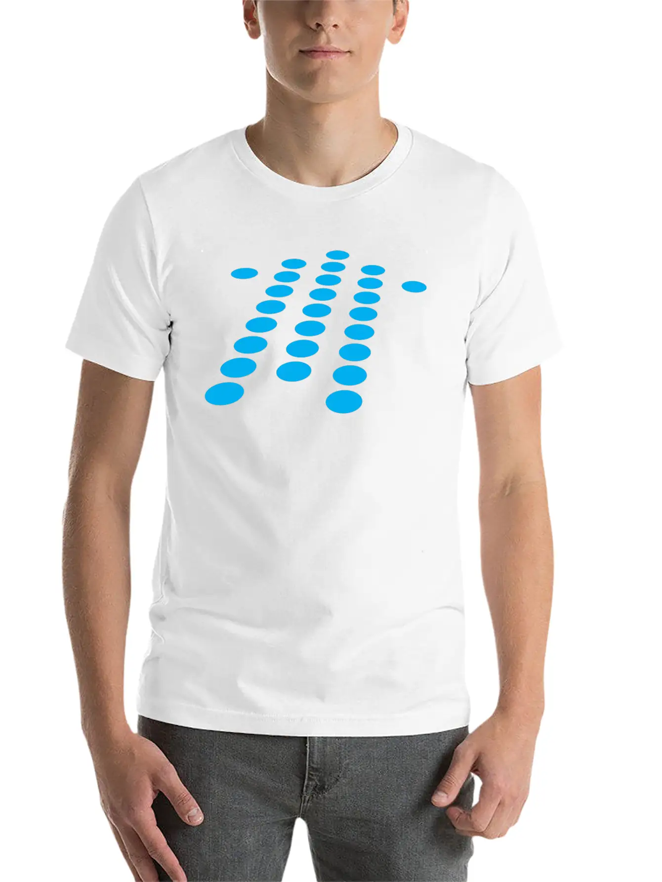 Arrow Dots Relaxed Everyday Tee – Lightweight And Durable Cotton
