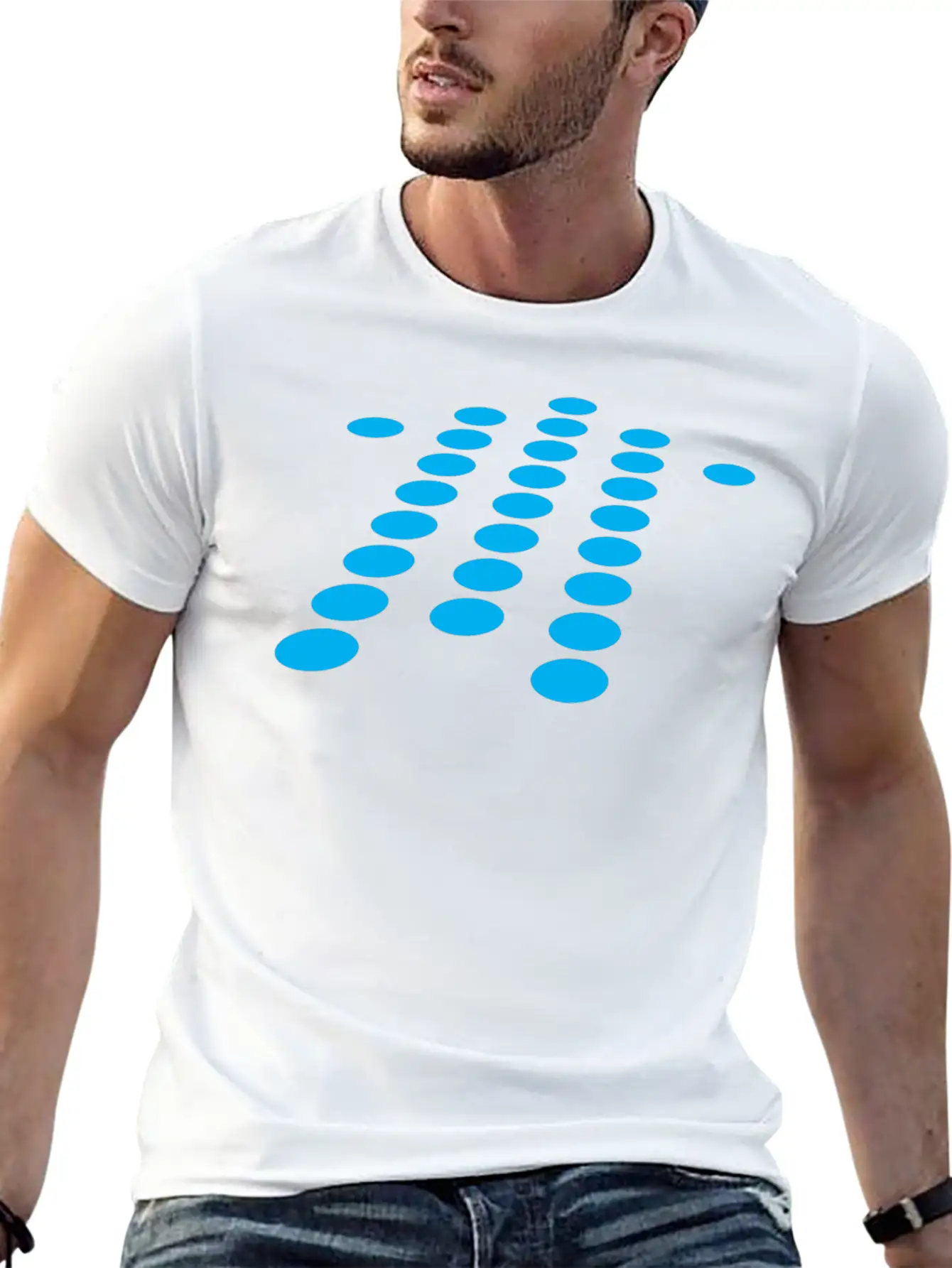 Arrow Dots Relaxed Everyday Tee – Lightweight And Durable Cotton