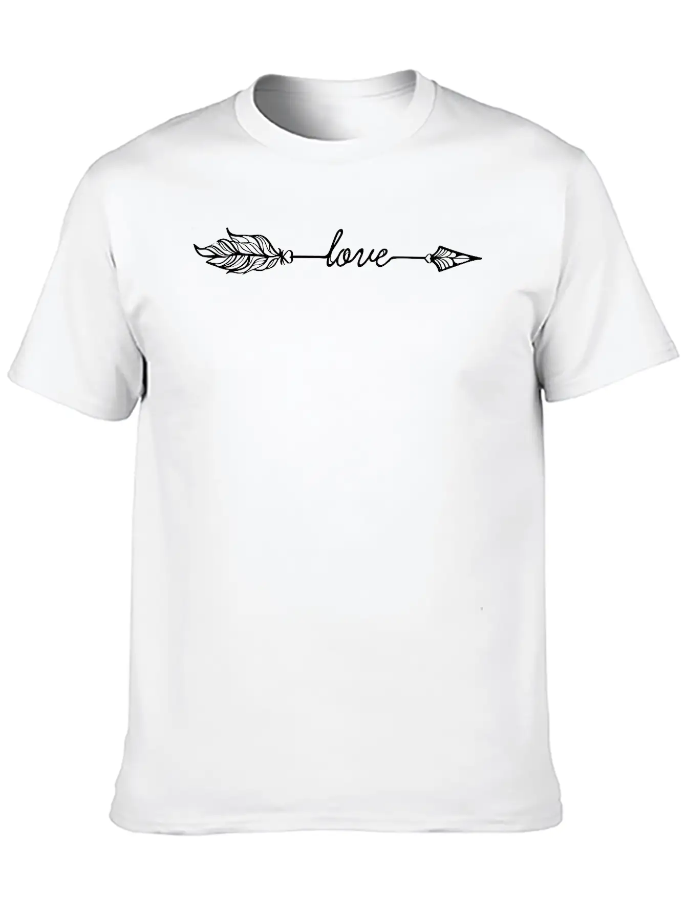 Arrow Love (Archery By BOWTIQUE) Relaxed Everyday Tee – Lightweight And Durable Cotton