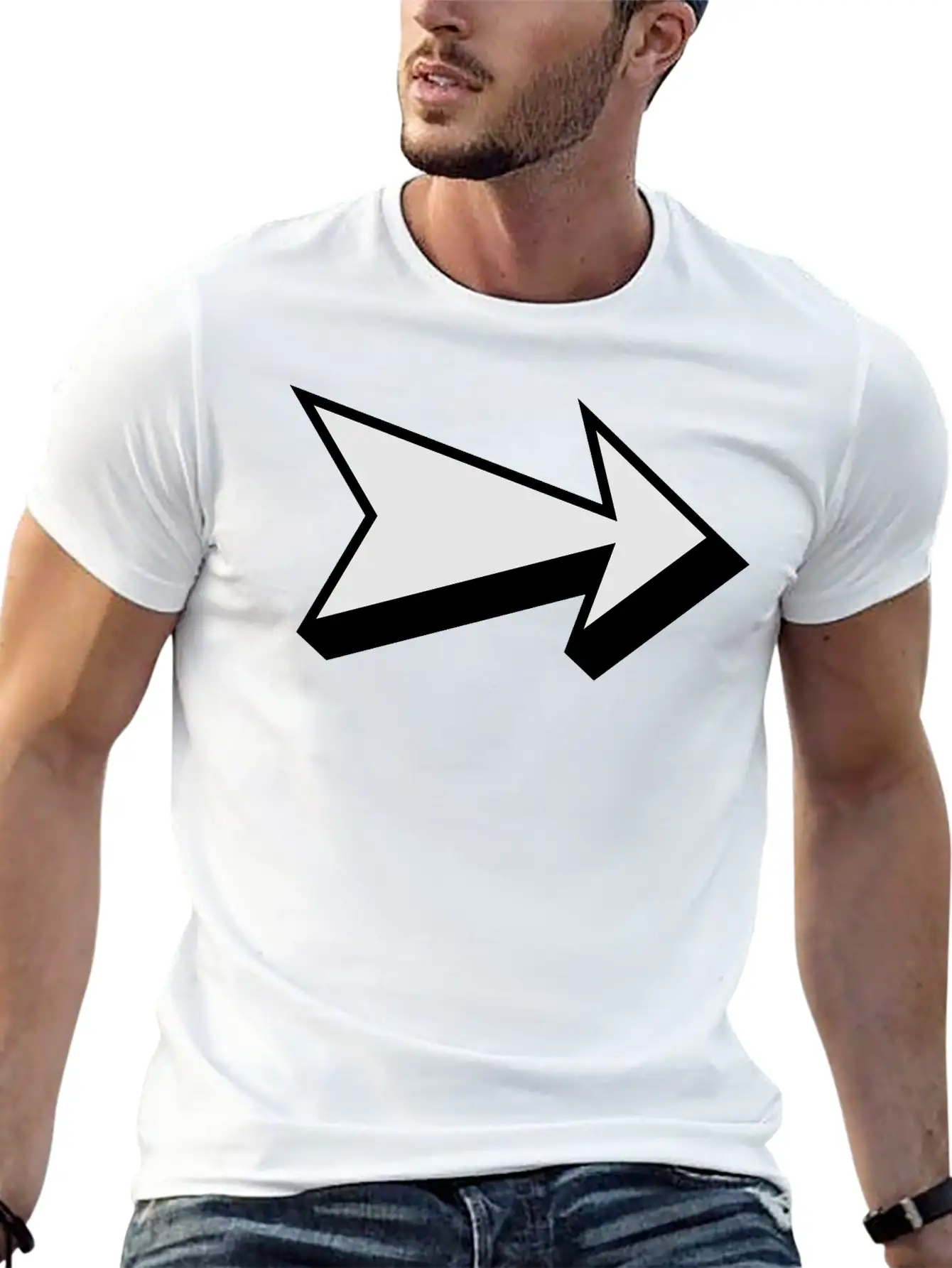 Arrow Soft Cotton Short Sleeve Tee – Unisex Wardrobe Staple