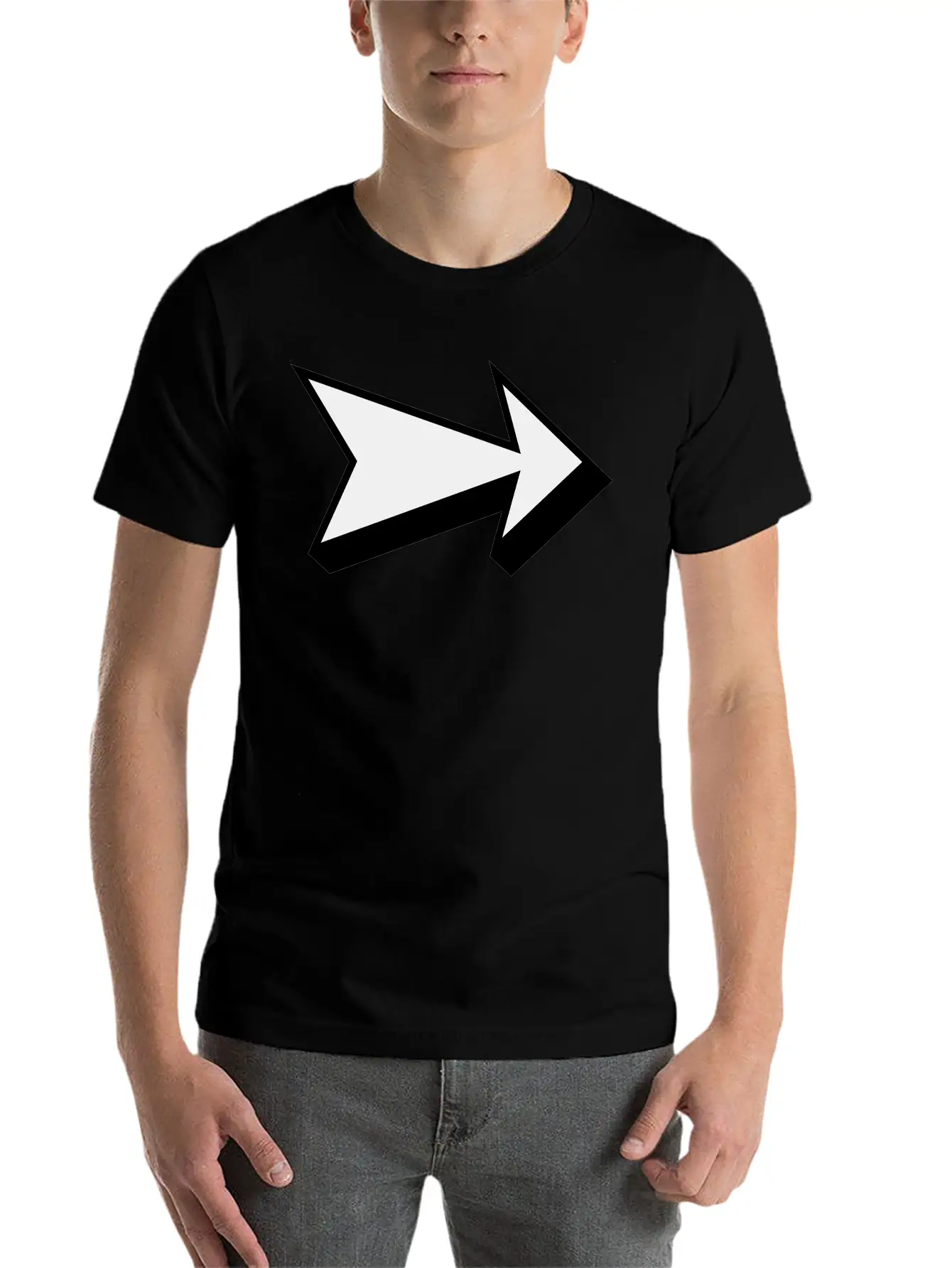 Arrow Soft Cotton Short Sleeve Tee – Unisex Wardrobe Staple