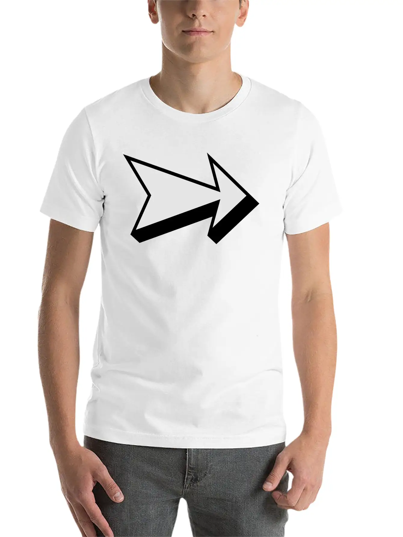 Arrow Soft Cotton Short Sleeve Tee – Unisex Wardrobe Staple