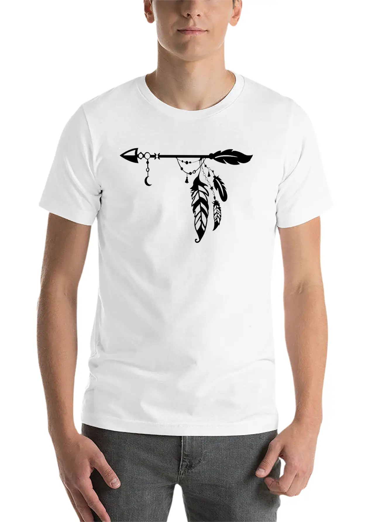 Arrow Sport Men's T Shirts Unisex Casual T-Shirt – Clean Design For Daily Comfort