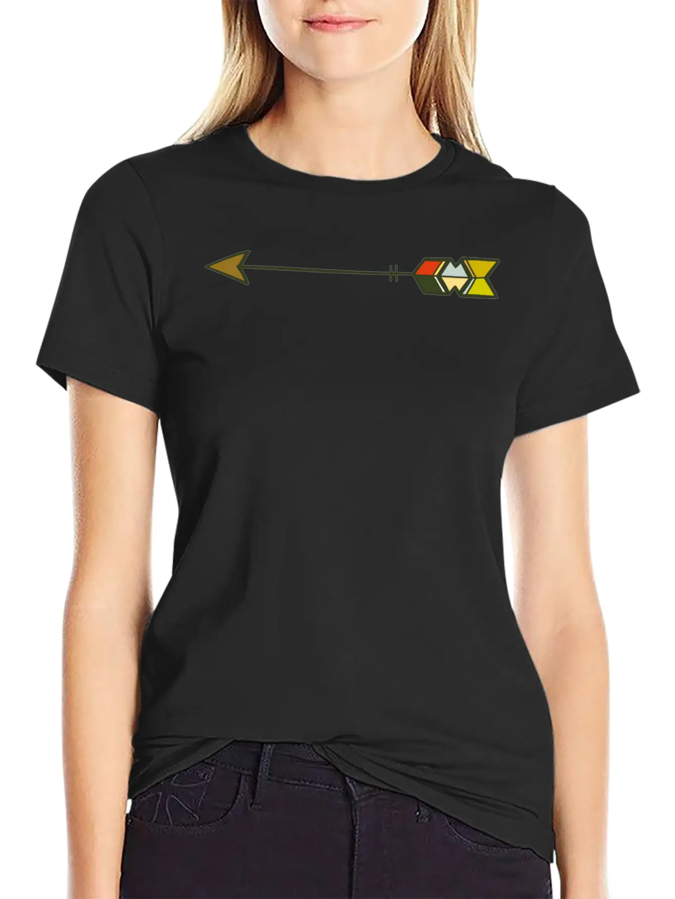 Arrow Unisex Casual T-Shirt – Clean Design For Daily Comfort