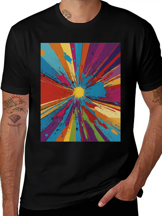 Artfully Designed Pop Art T-Shirt Basic Graphic T-Shirt – Daily Comfort In Soft Cotton