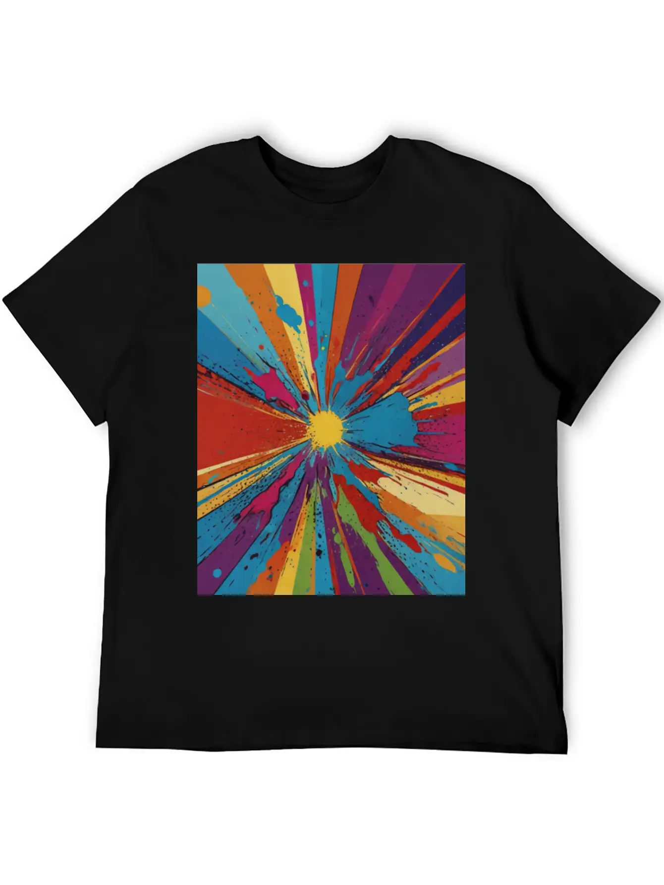 Artfully Designed Pop Art T-Shirt Basic Graphic T-Shirt – Daily Comfort In Soft Cotton