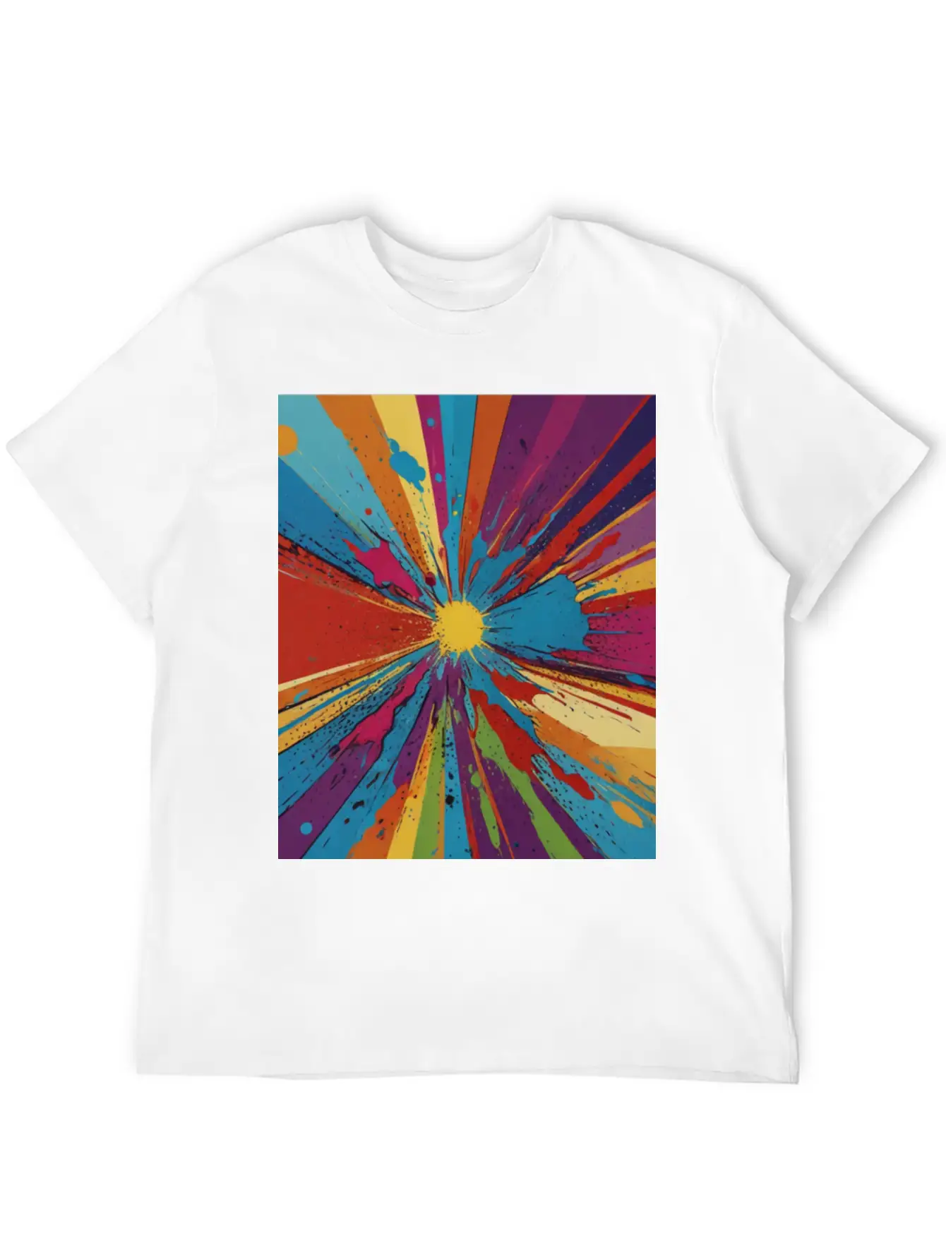 Artfully Designed Pop Art T-Shirt Basic Graphic T-Shirt – Daily Comfort In Soft Cotton