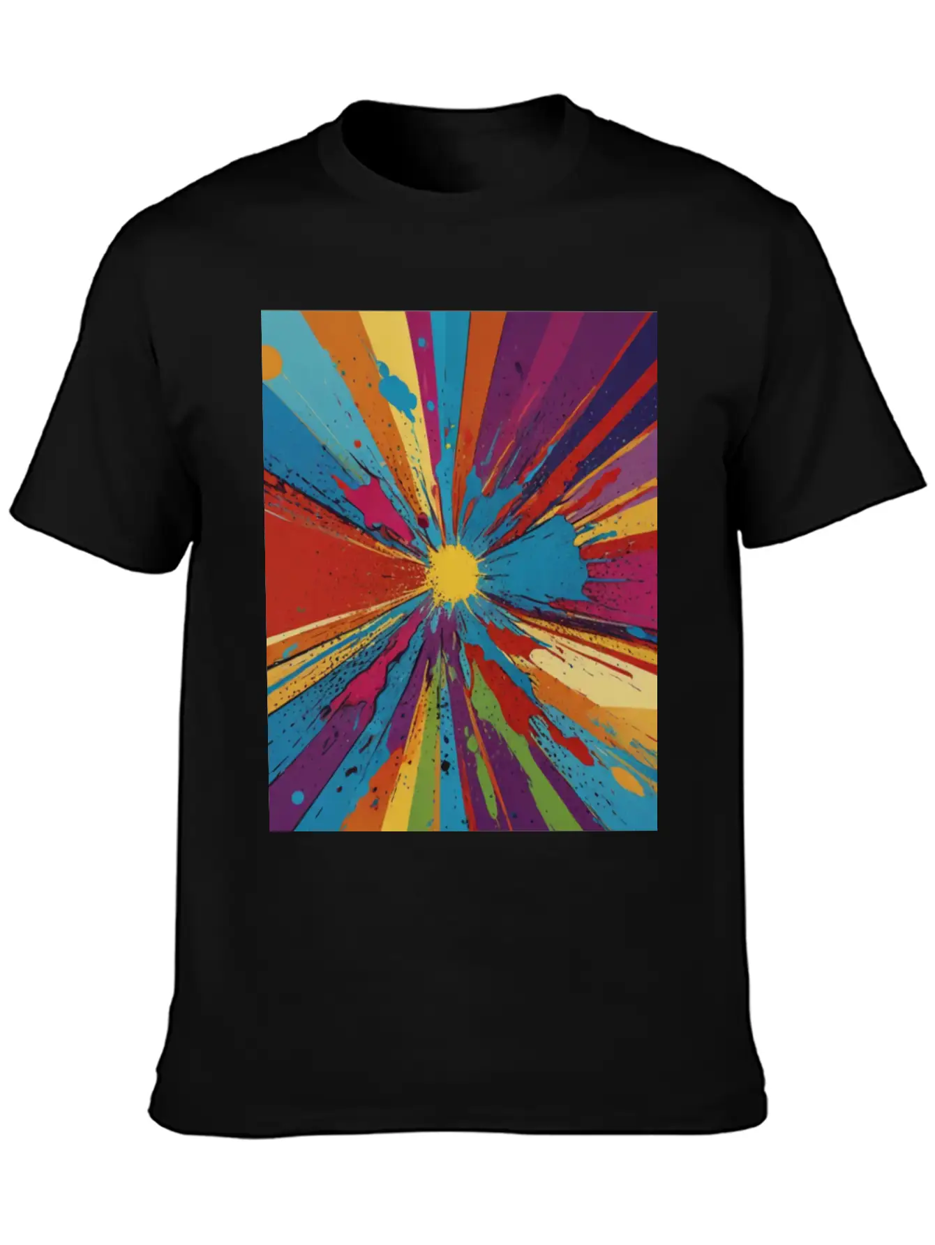 Artfully Designed Pop Art T-Shirt Basic Graphic T-Shirt – Daily Comfort In Soft Cotton