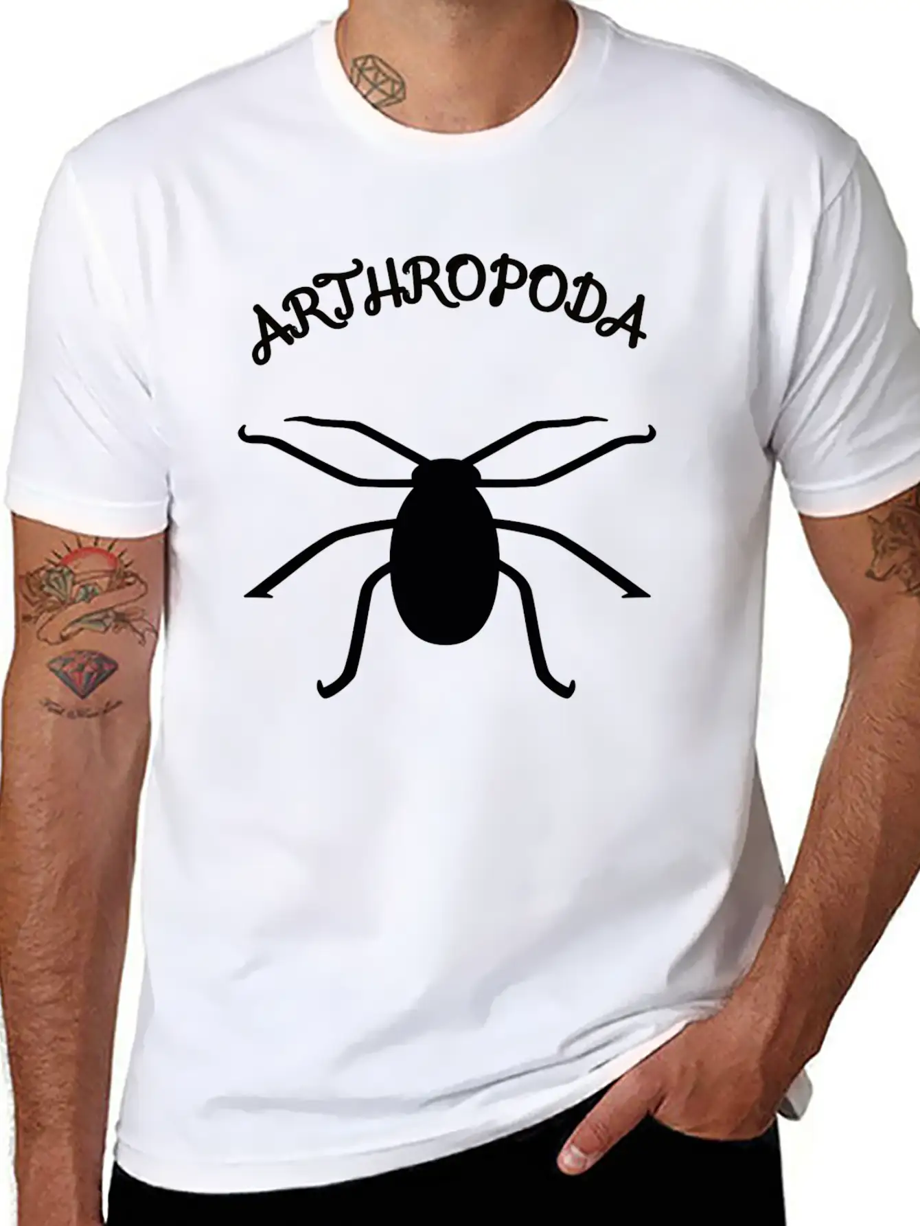 Arthopoda Lightweight Cotton T-Shirt – Daily Comfort Graphic Shirt