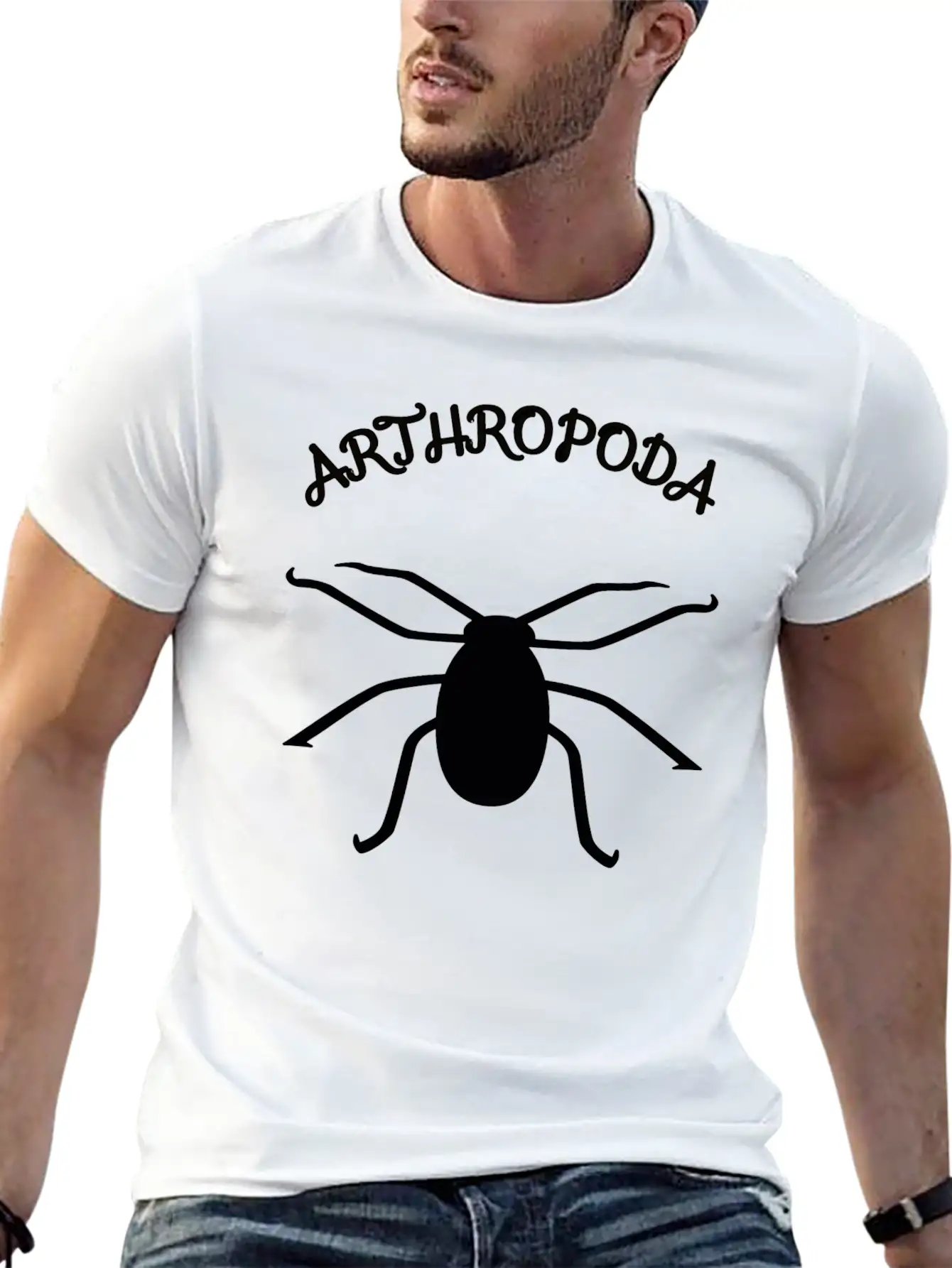 Arthopoda Lightweight Cotton T-Shirt – Daily Comfort Graphic Shirt
