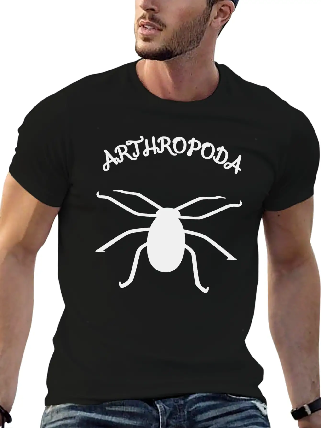 Arthopoda Lightweight Cotton T-Shirt – Daily Comfort Graphic Shirt