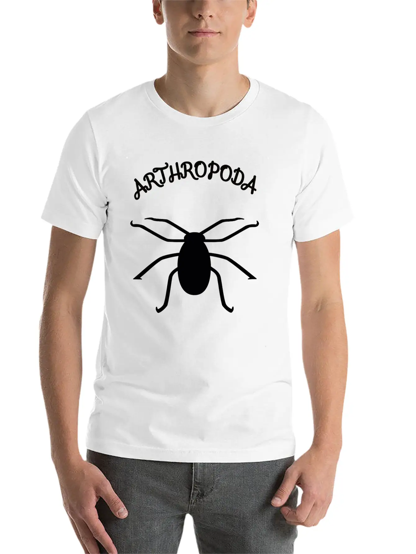 Arthopoda Lightweight Cotton T-Shirt – Daily Comfort Graphic Shirt