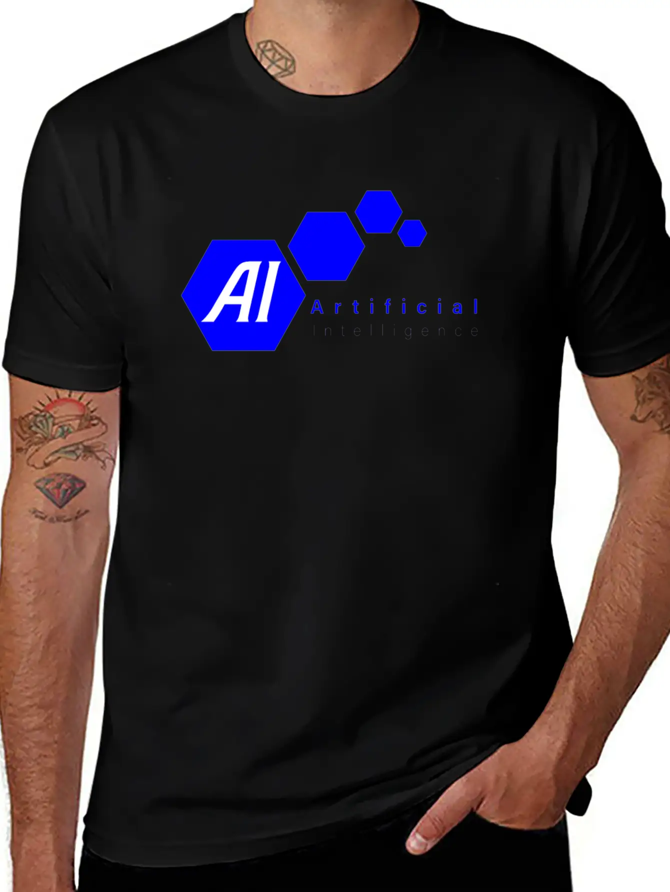 Artificial Intelligence T-shirt Soft Cotton Short Sleeve Tee – Unisex Wardrobe Staple