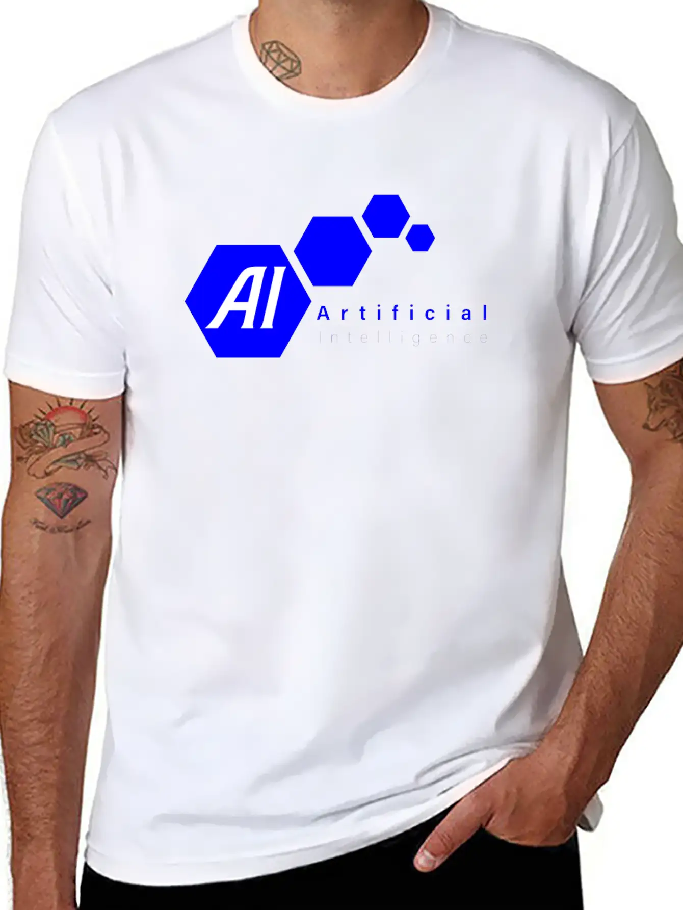 Artificial Intelligence T-shirt Soft Cotton Short Sleeve Tee – Unisex Wardrobe Staple