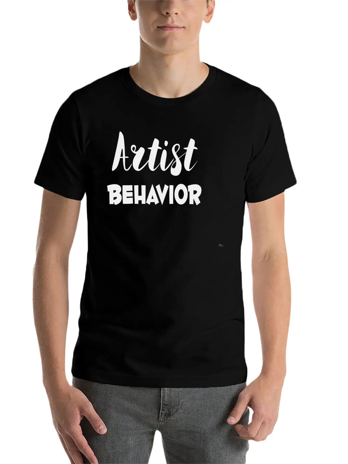 Artist Behavior Lightweight Cotton T-Shirt – Daily Comfort Graphic Shirt